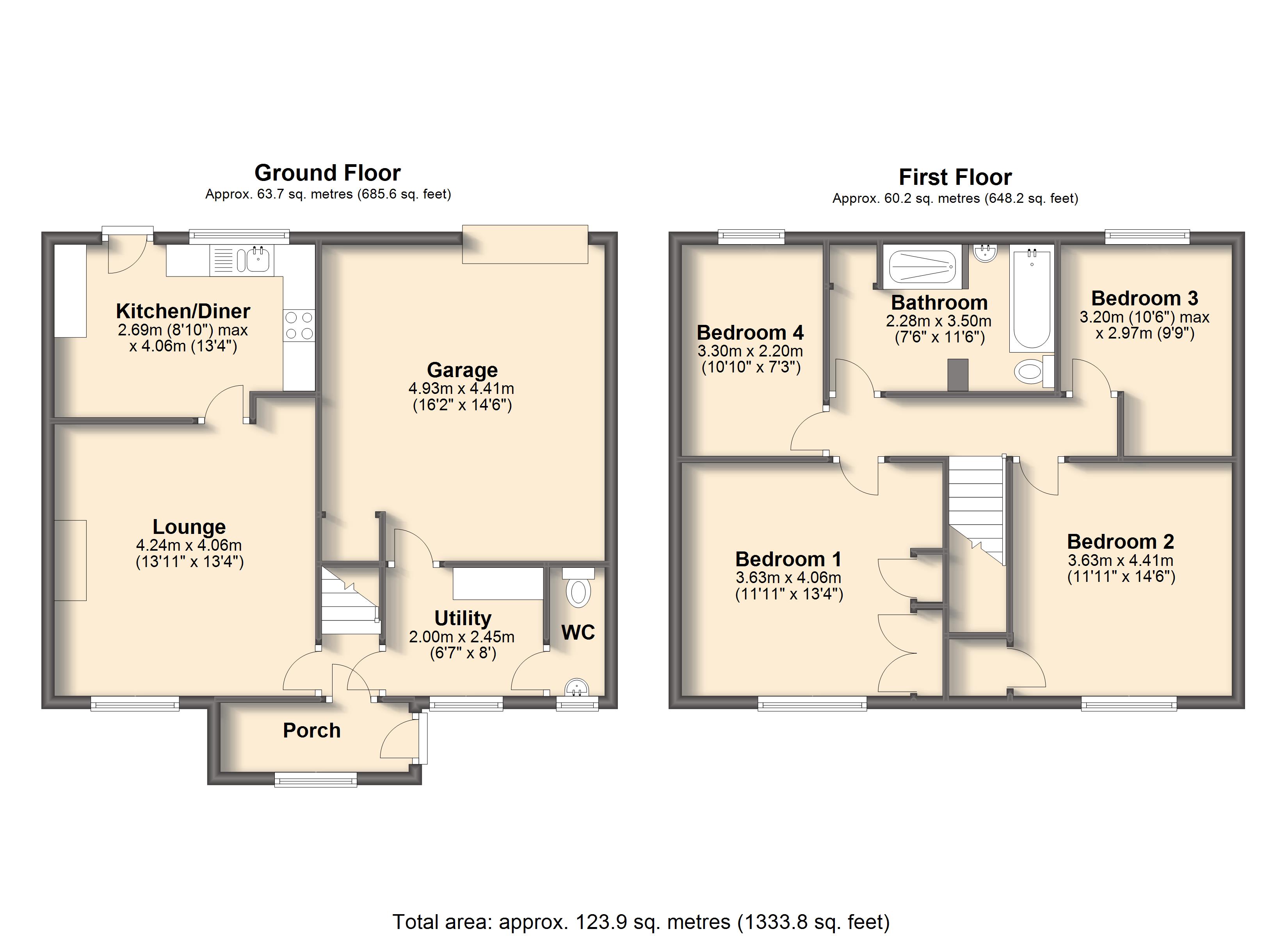 4 Bedrooms Semi-detached house for sale in Pentland Gardens, Waterthorpe, Sheffield S20