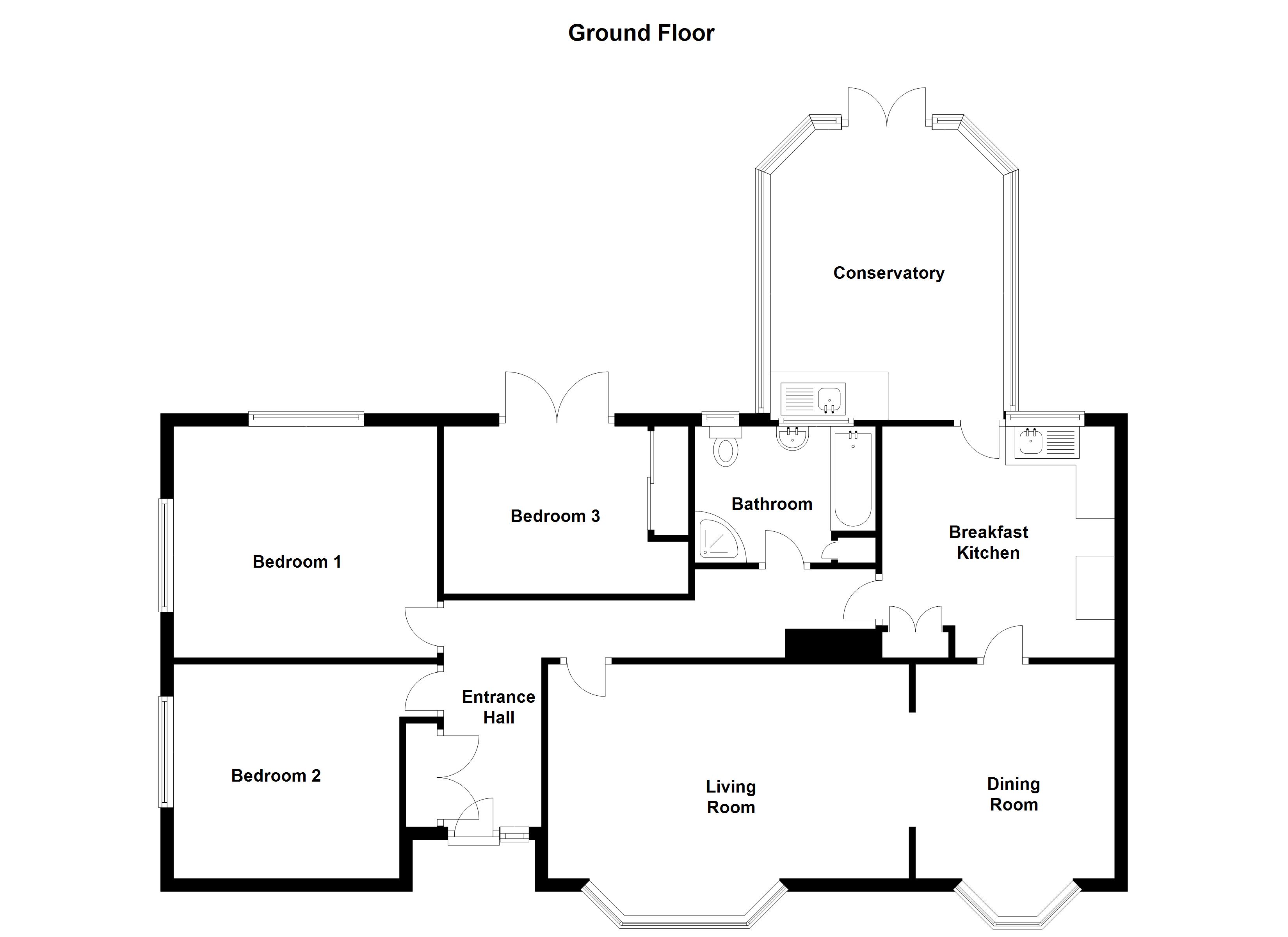 3 Bedrooms Detached bungalow to rent in Town Street, Treswell, Retford DN22