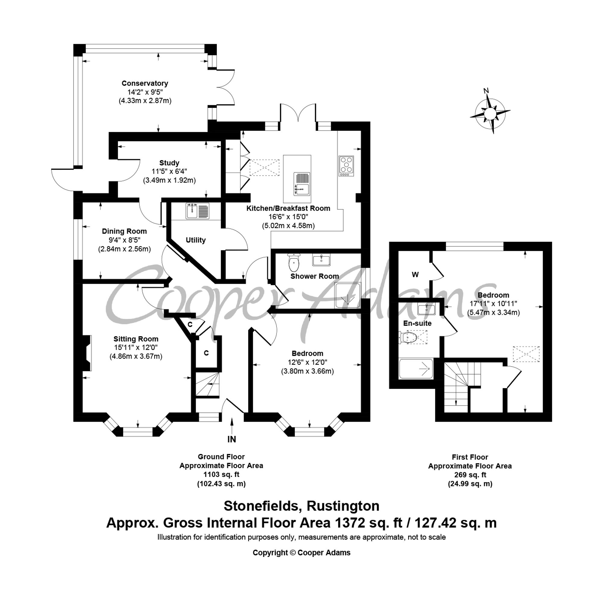 Marnell Cottage Stonefields, Littlehampton floorplan