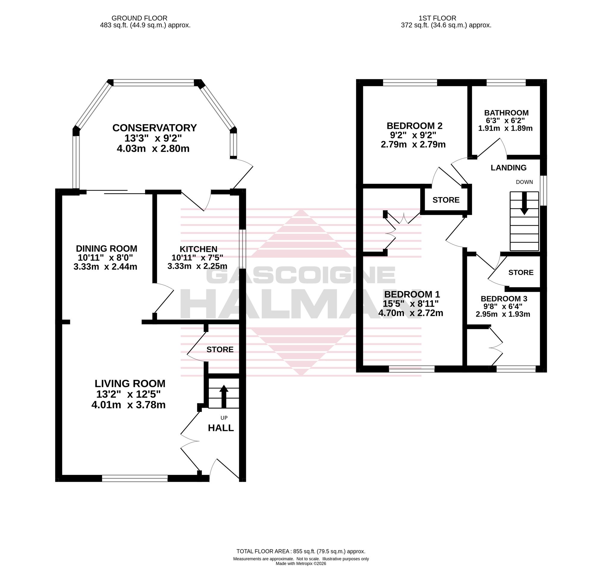 8 Alston Close, Stockport floorplan