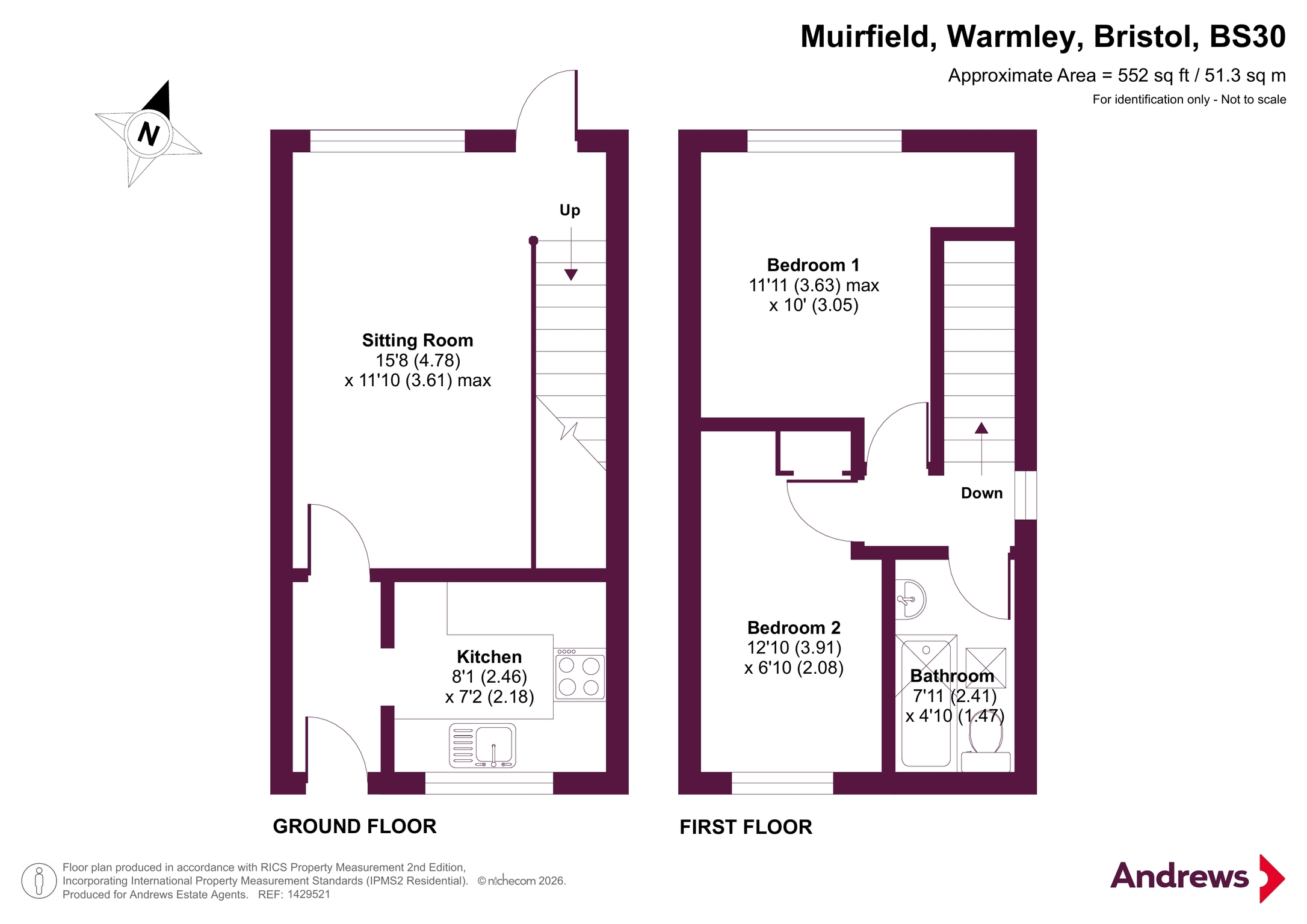 31, Muirfield, Bristol floorplan