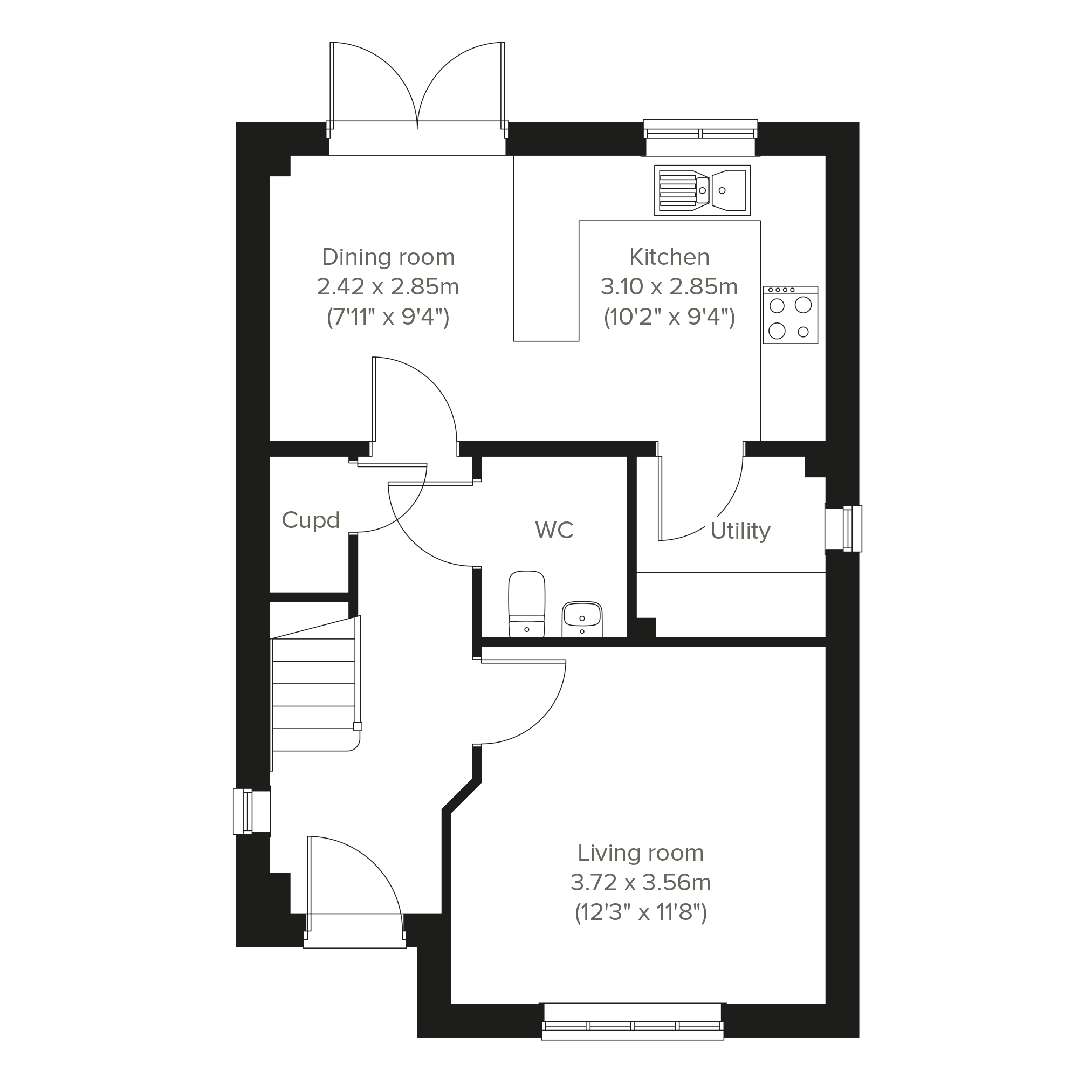 504, 17 Florian Drive, Newcastle Upon Tyne floorplan