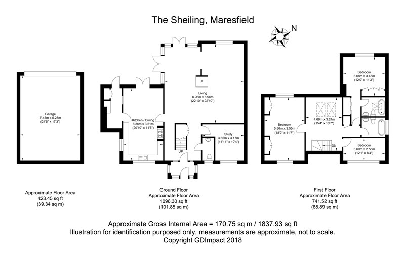 3 Bedrooms Detached house for sale in Straight Half Mile, Maresfield, Uckfield TN22