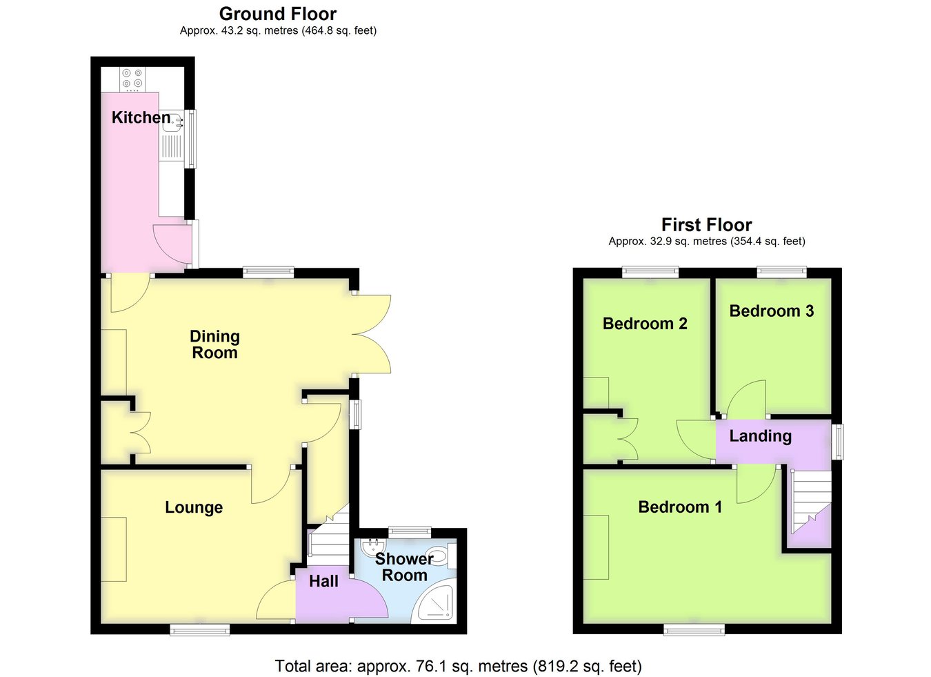 Small Acre, West End Road, Boston floorplan