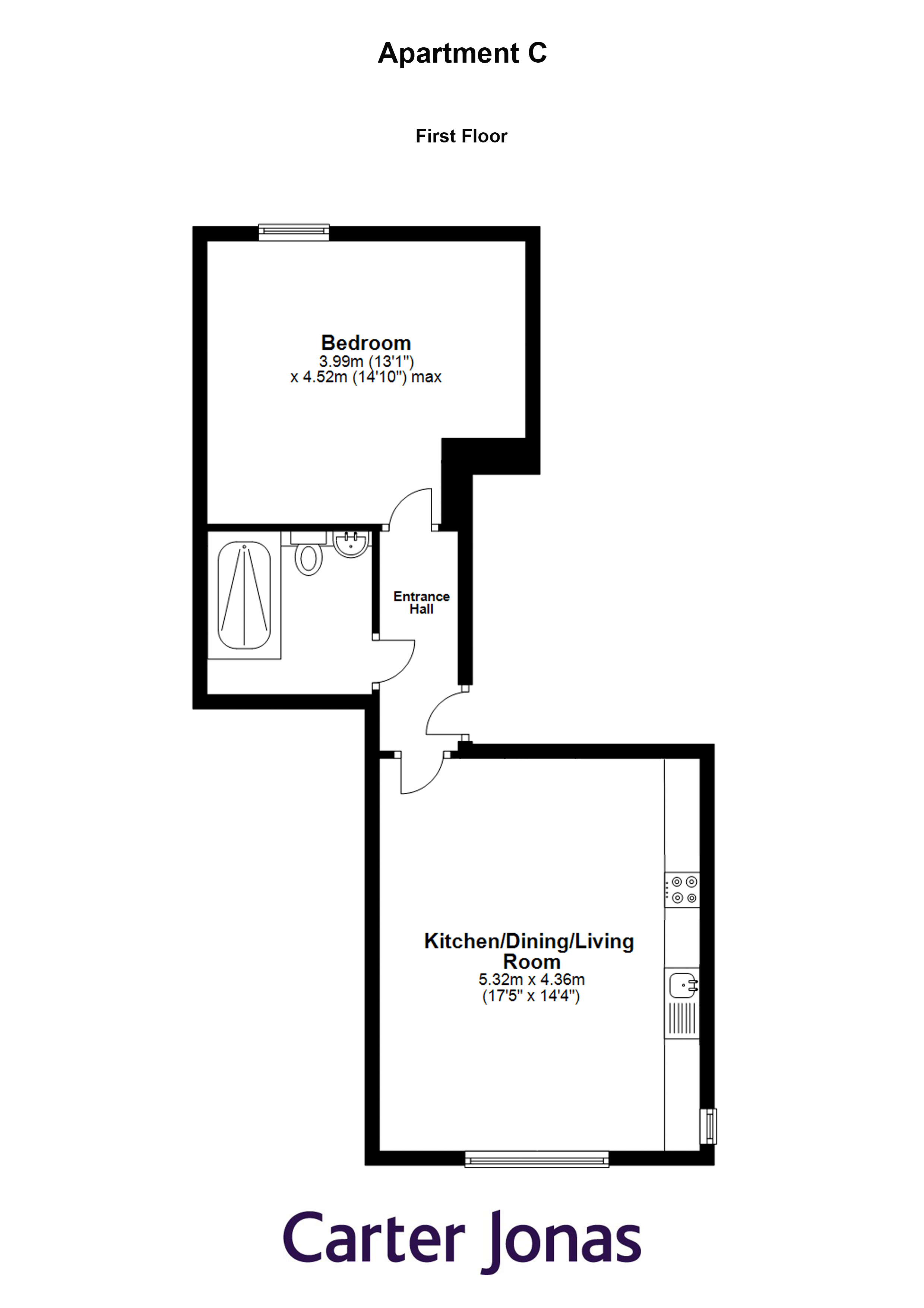 Milton Road, Cambridge, Cambridgeshire CB4, 1 bedroom flat for sale