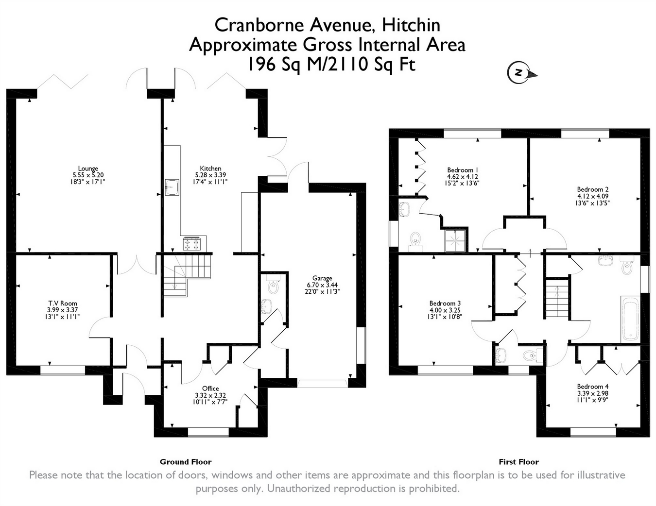 4 Bedrooms Detached house for sale in 51 Cranborne Avenue, Hitchin, Hertfordshire SG5