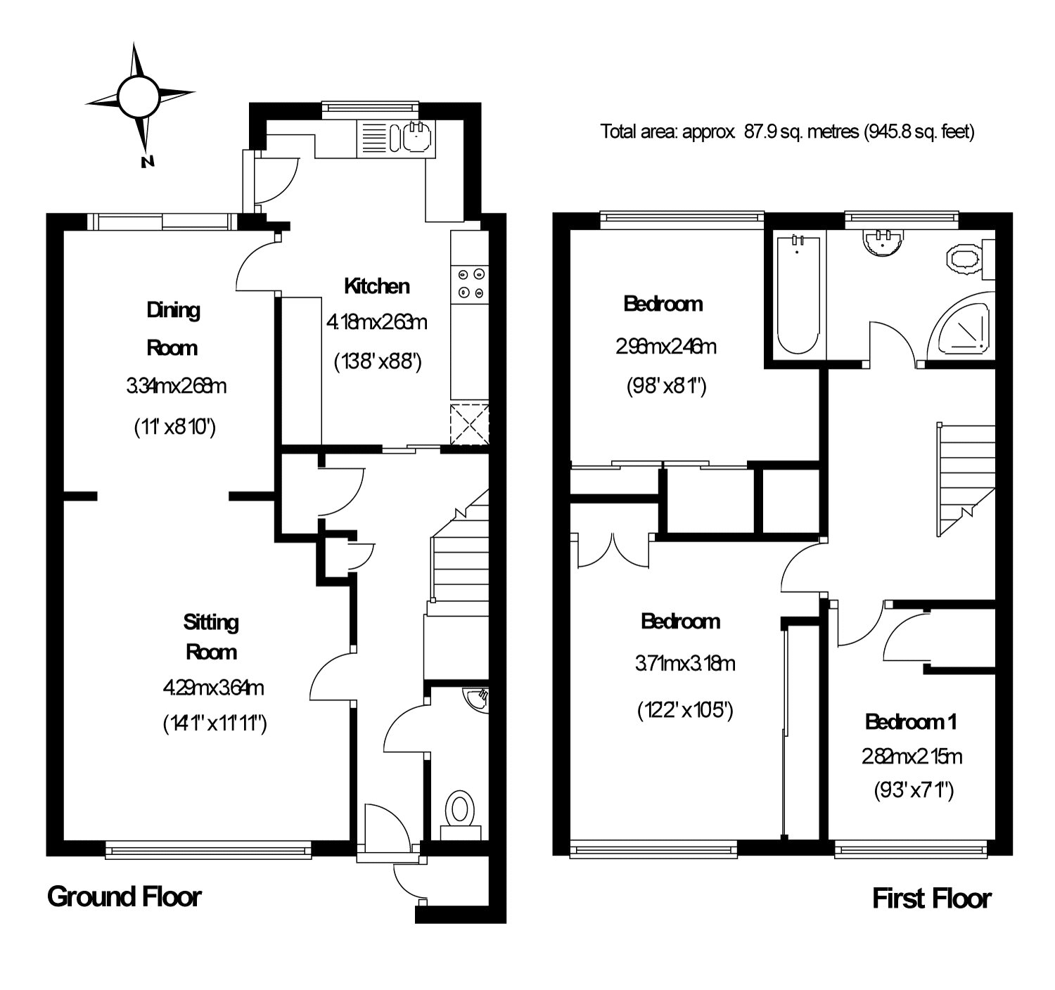 4, Waterers Rise, Woking floorplan