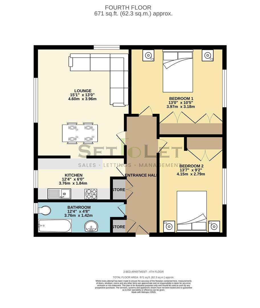 Lyndhurst Court, 14, London Road, Leicester floorplan