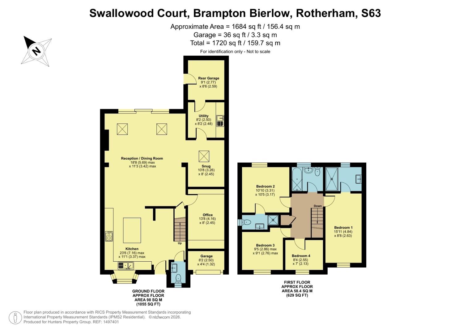 18, Swallowood Court, Rotherham floorplan