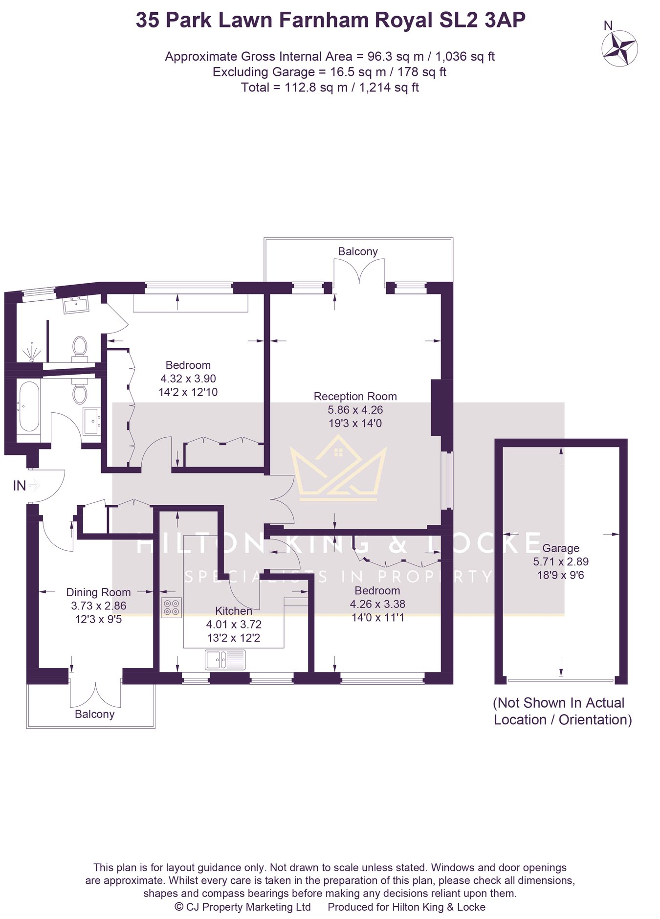 35, Park Lawn, Farnham Royal floorplan