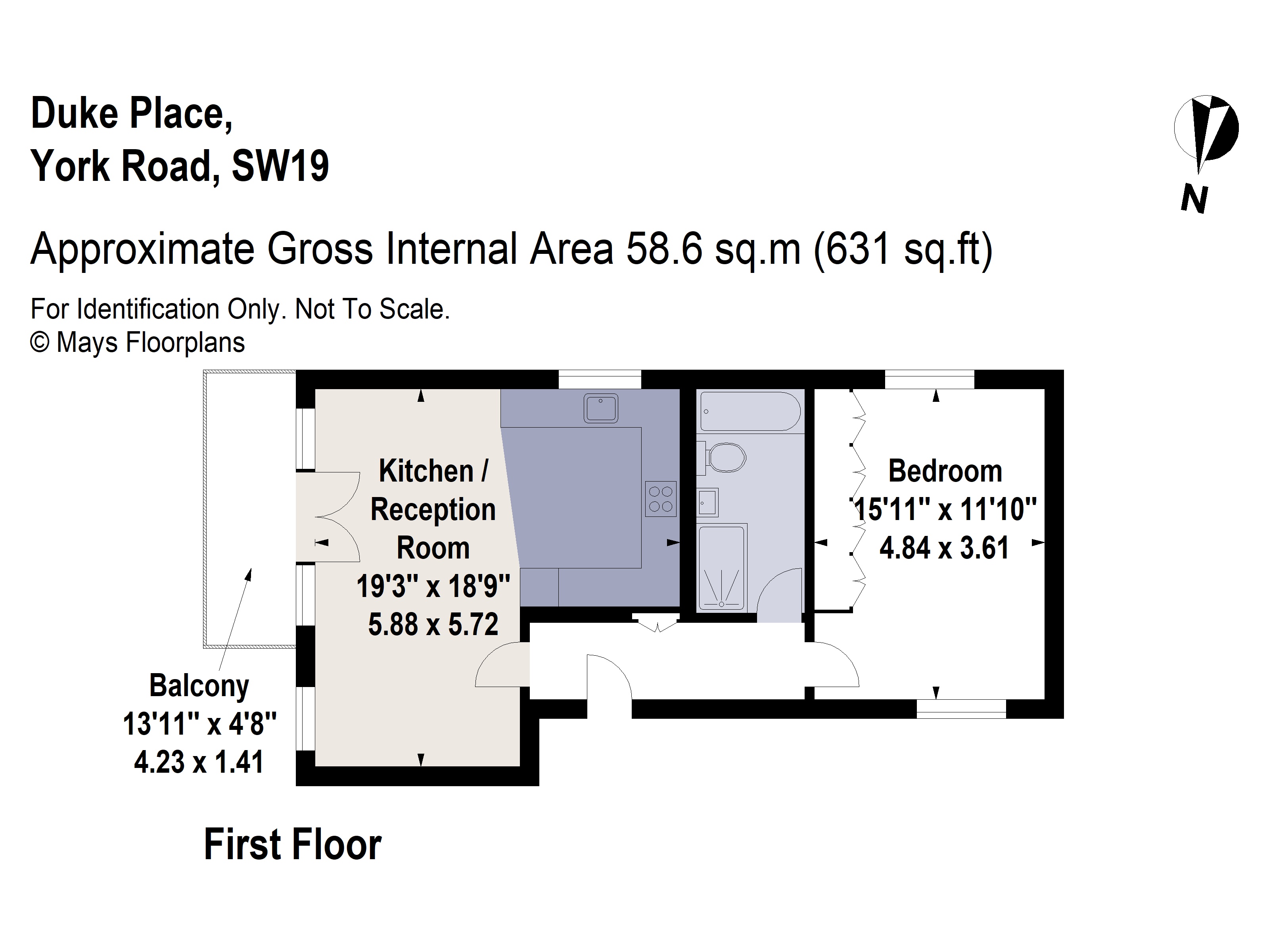 5, Duke Place, London floorplan