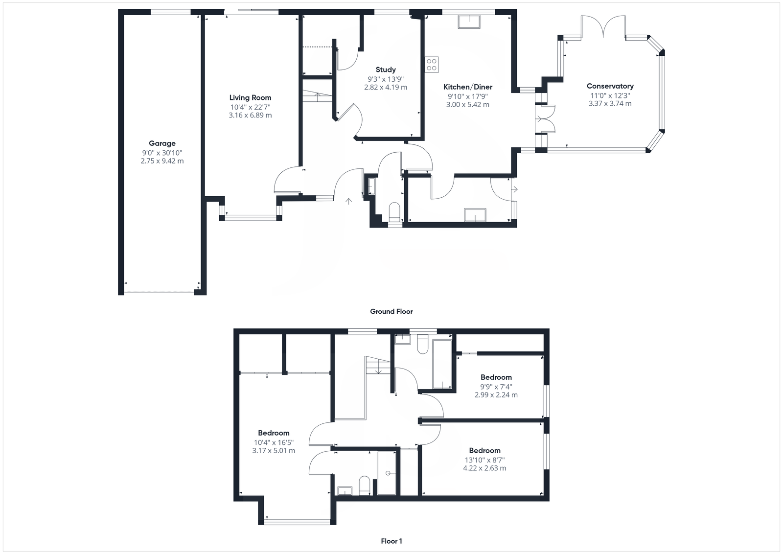 Cleveland Close, Worthing floorplan