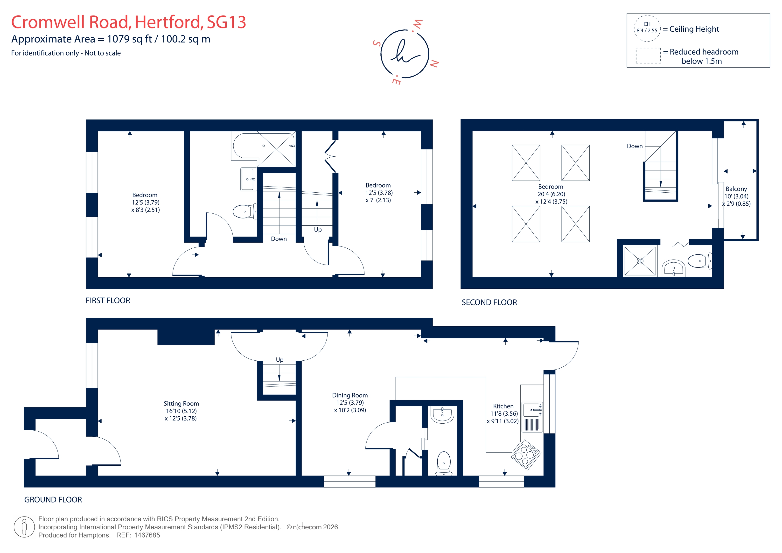 115, Cromwell Road, Hertford floorplan