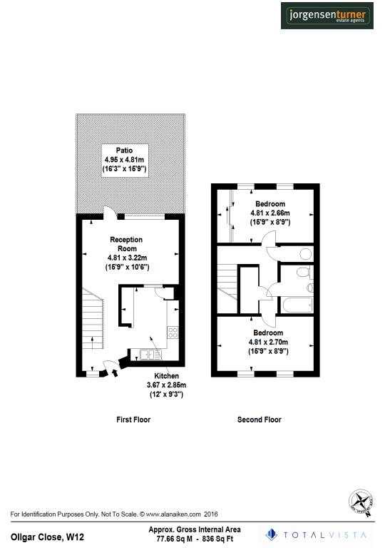 2 Bedrooms Maisonette to rent in Ollgar Close, Shepherds Bush, London W12