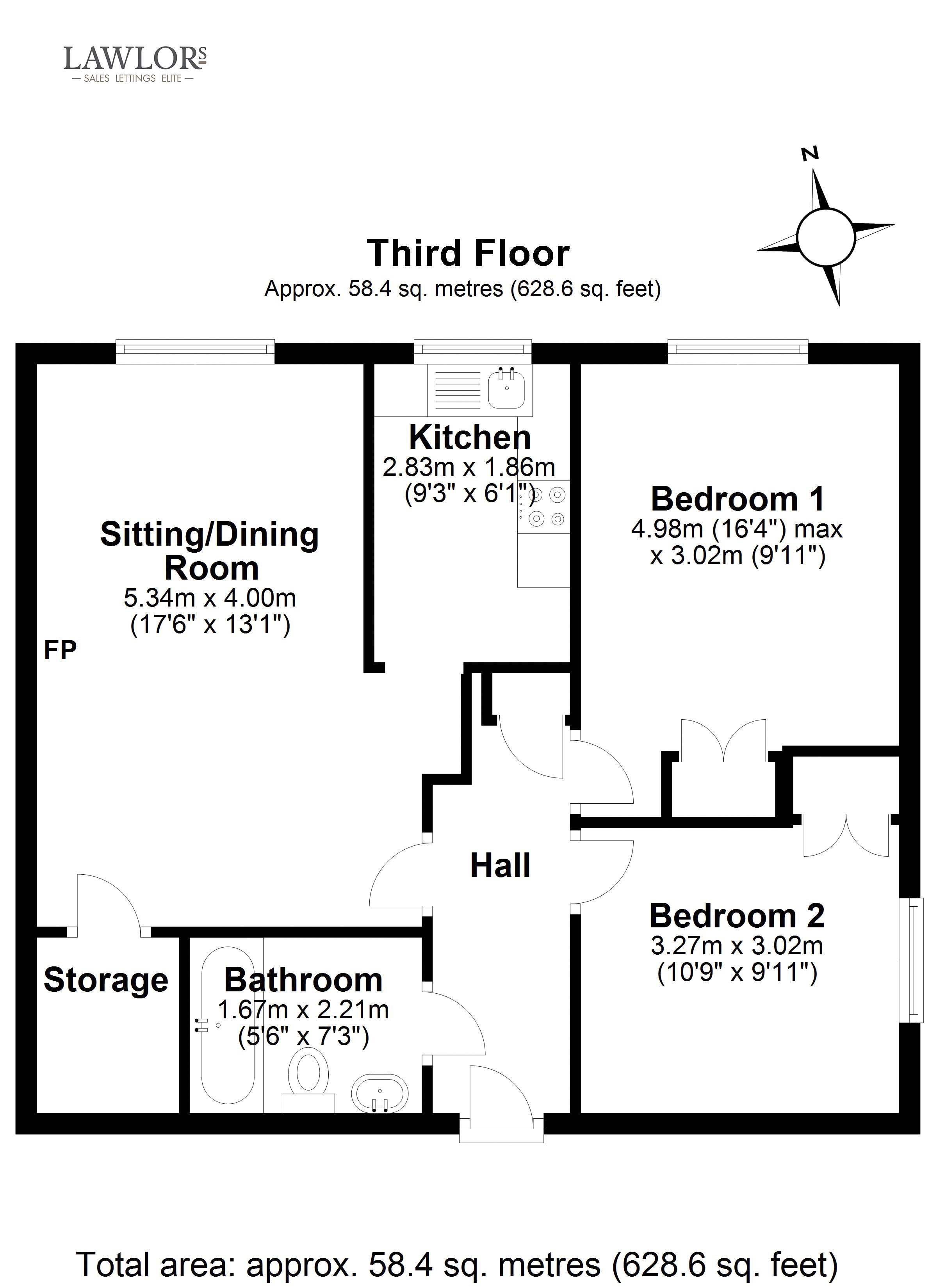 Homecherry House, 86 High Road, Loughton IG10, 2 bedroom flat for sale