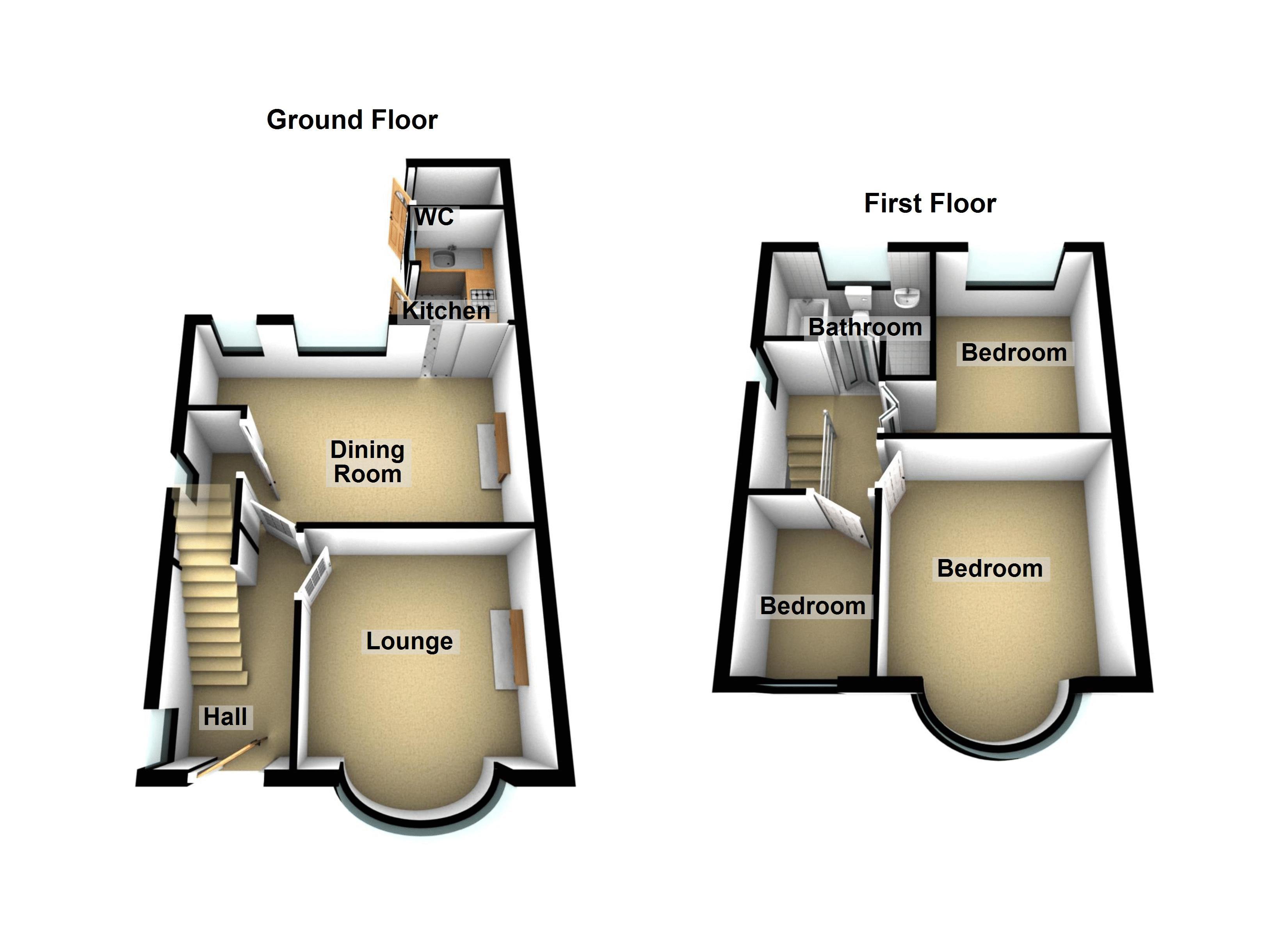 2, Arlon Avenue, Nuneaton floorplan