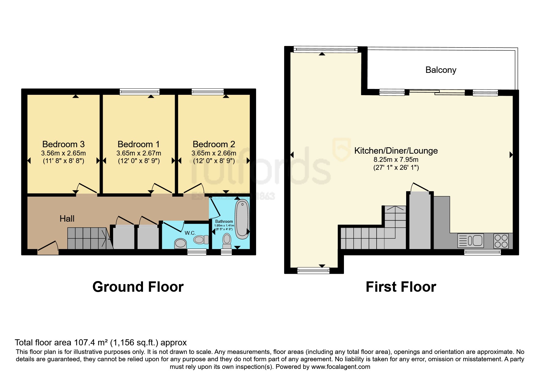 Tamar Cottages, 19, Honicombe Park, Cornwall floorplan