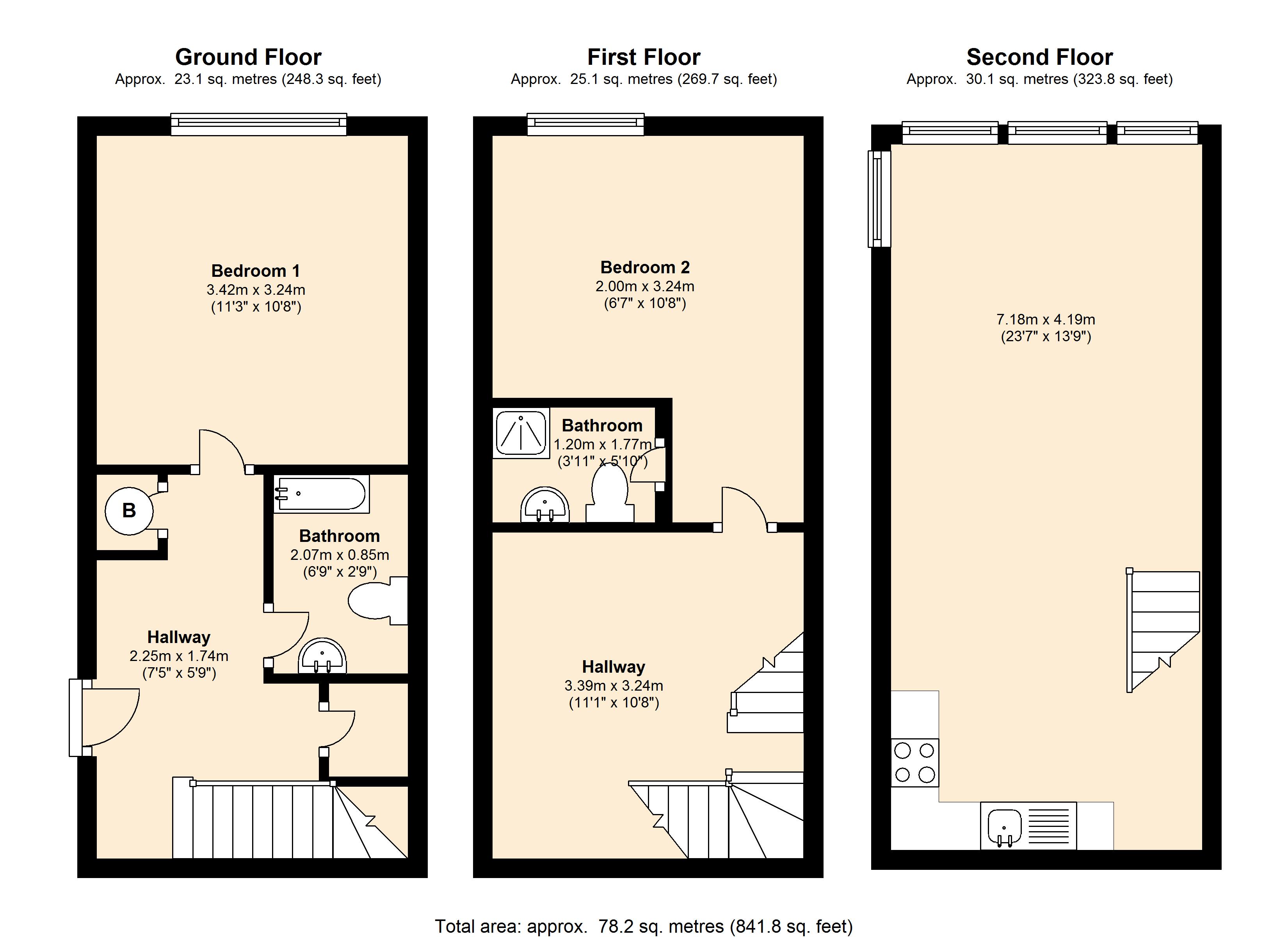 2 Bedrooms Town house to rent in Tower Way, Canterbury CT1