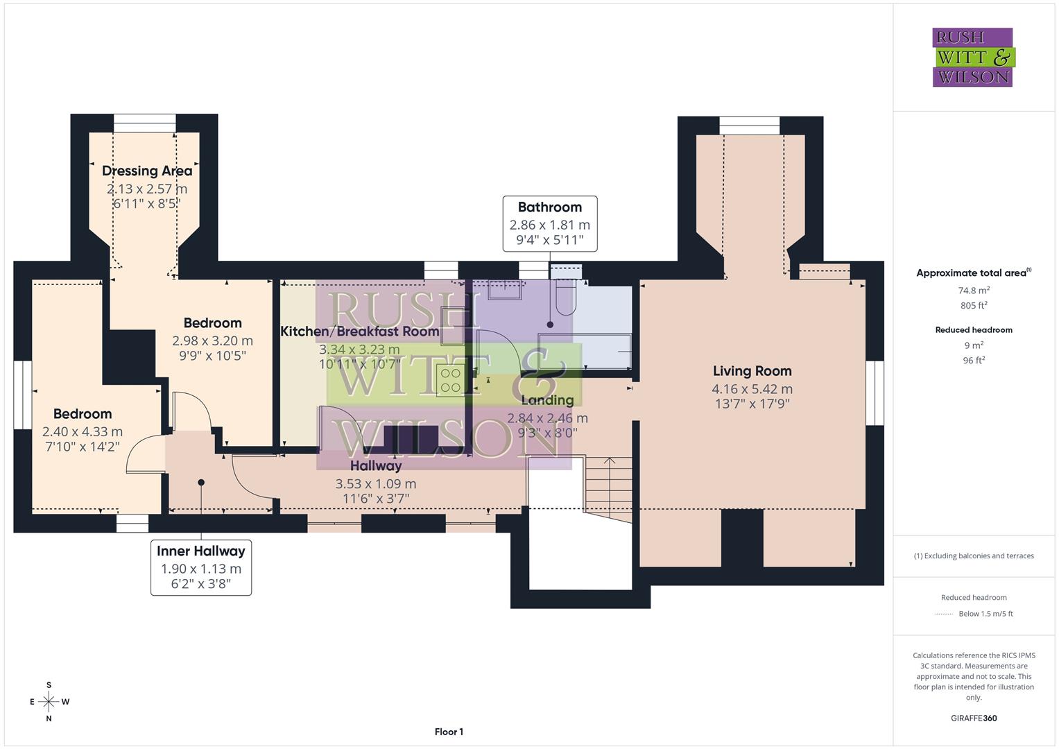 Flat 5, Tollgates House, Tollgates, Battle floorplan