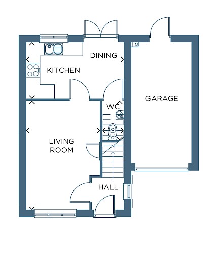 Clyde Terrace, Spennymoor floorplan