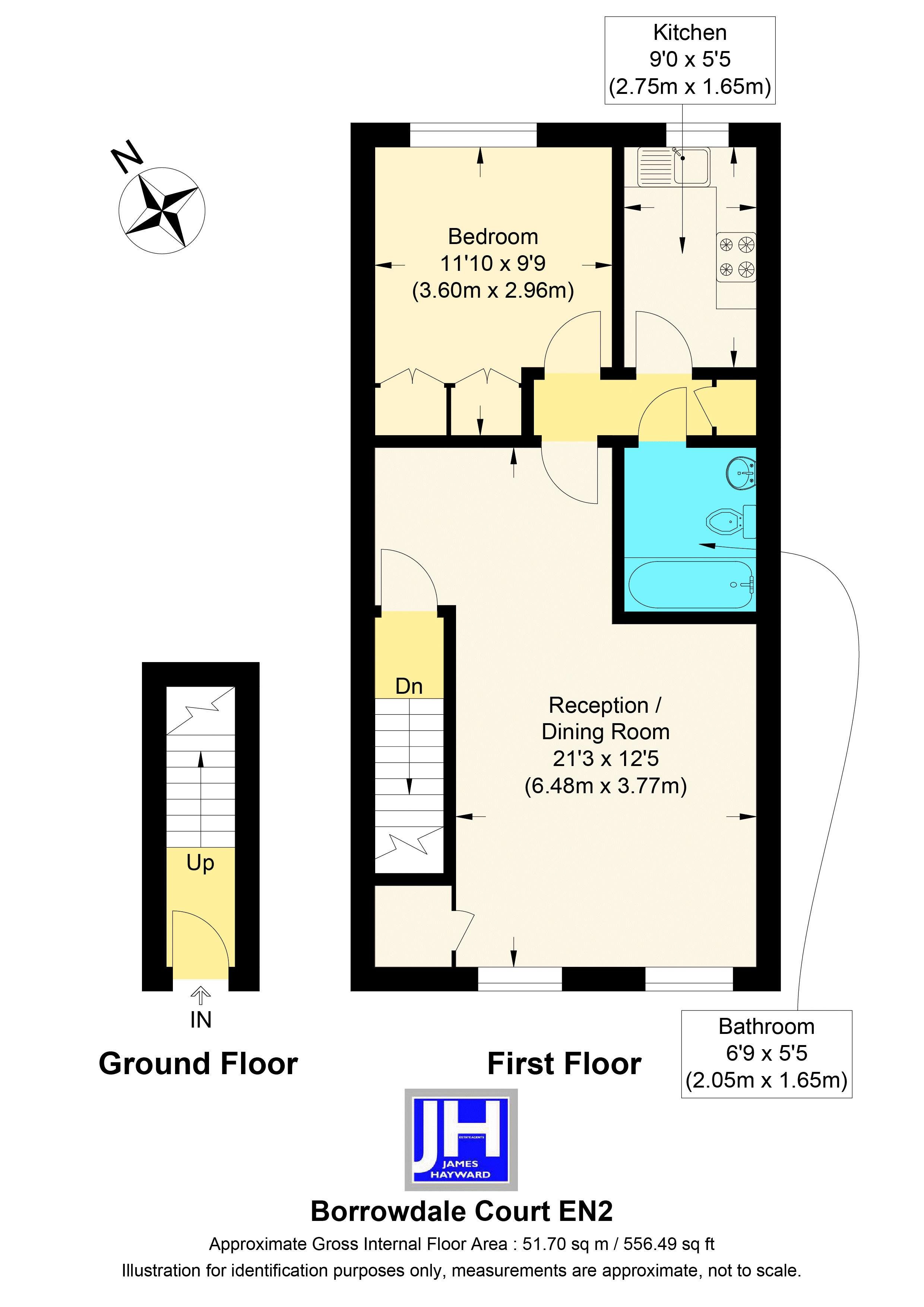 Gordon Hill, Enfield EN2, 1 bedroom flat for sale 60366595 PrimeLocation