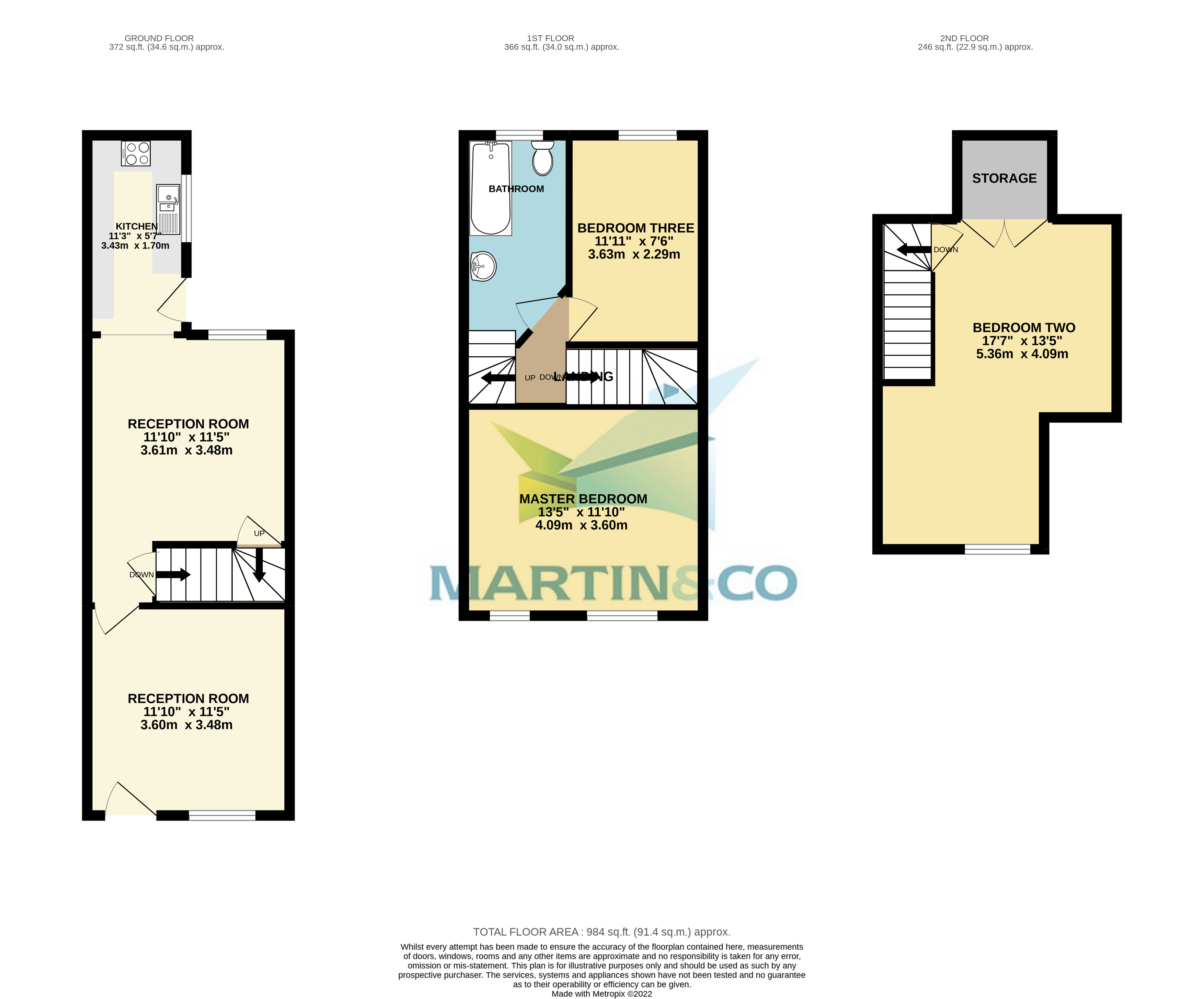Denison Street, Beeston, Nottingham NG9, 3 bedroom terraced house for