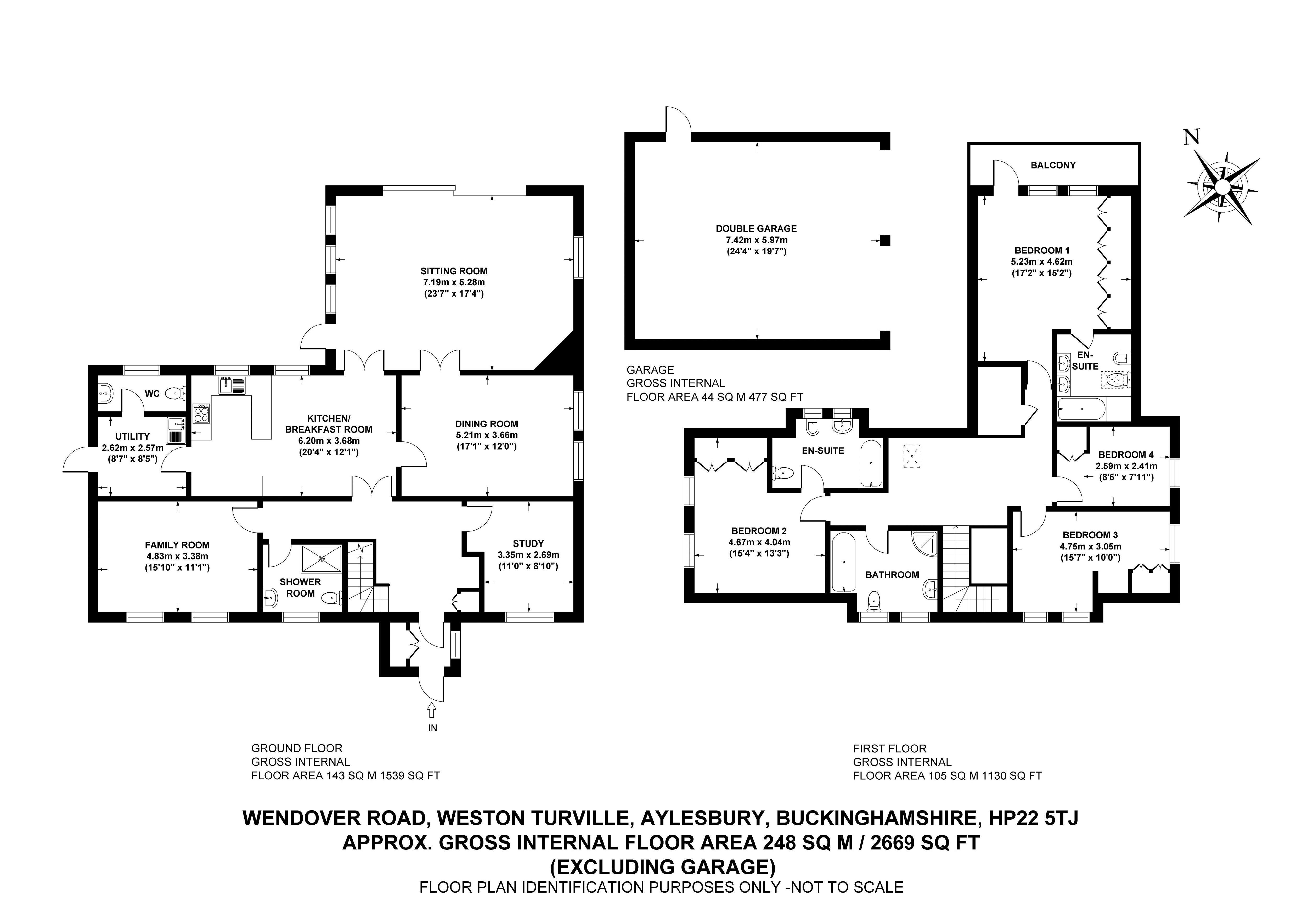 4 Bedrooms Detached house for sale in Wendover Road, Weston Turville, Aylesbury HP22