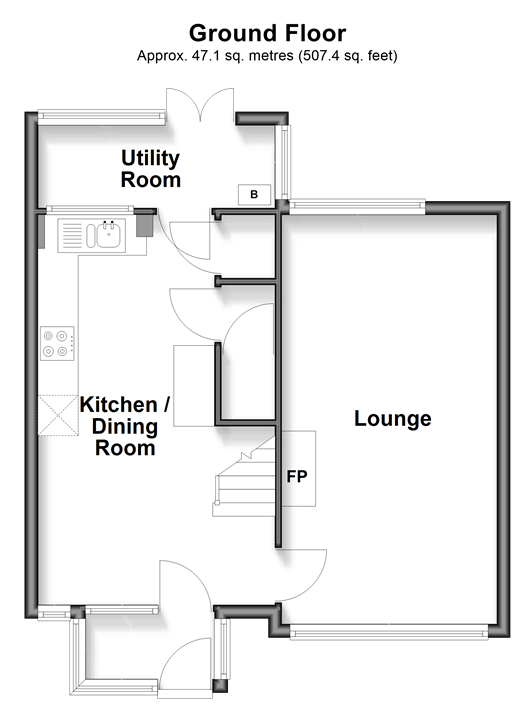 Laurel Crescent, Croydon floorplan