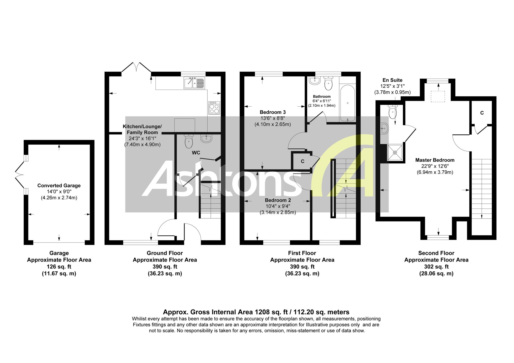 19 Summercroft Close, Warrington floorplan