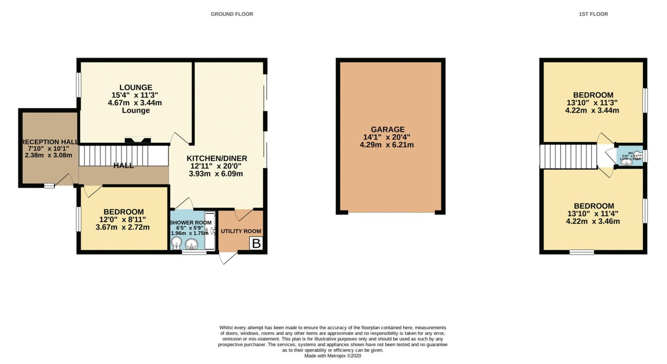 21, Mitchell Road, St Austell floorplan
