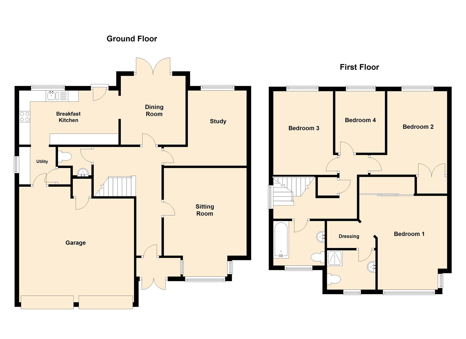 4 Bedrooms Detached house for sale in Hayfield Gardens, Littleover, Derby DE23