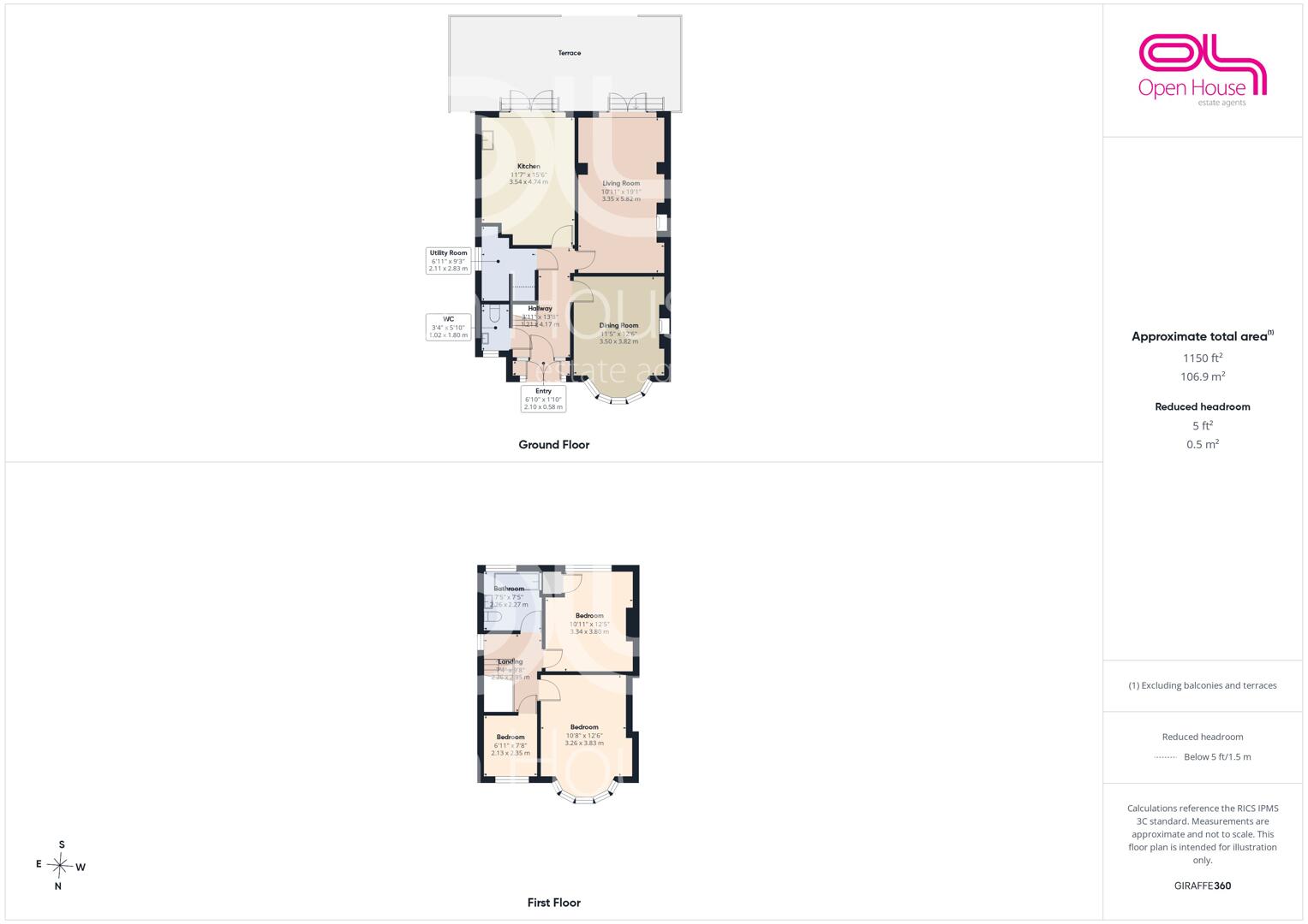 23, Girton Road, Cannock floorplan