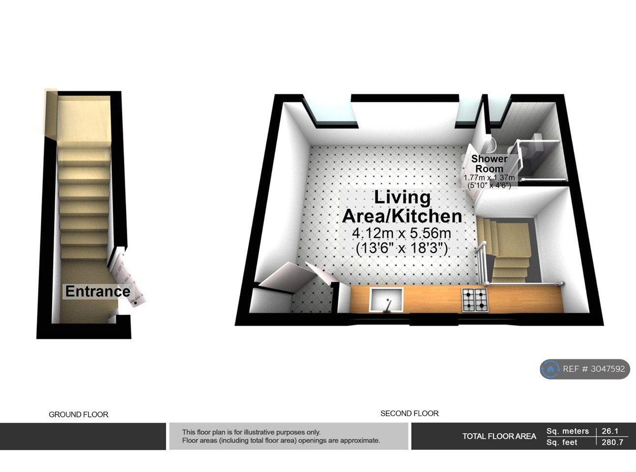 B Ealing Road, Wembley floorplan