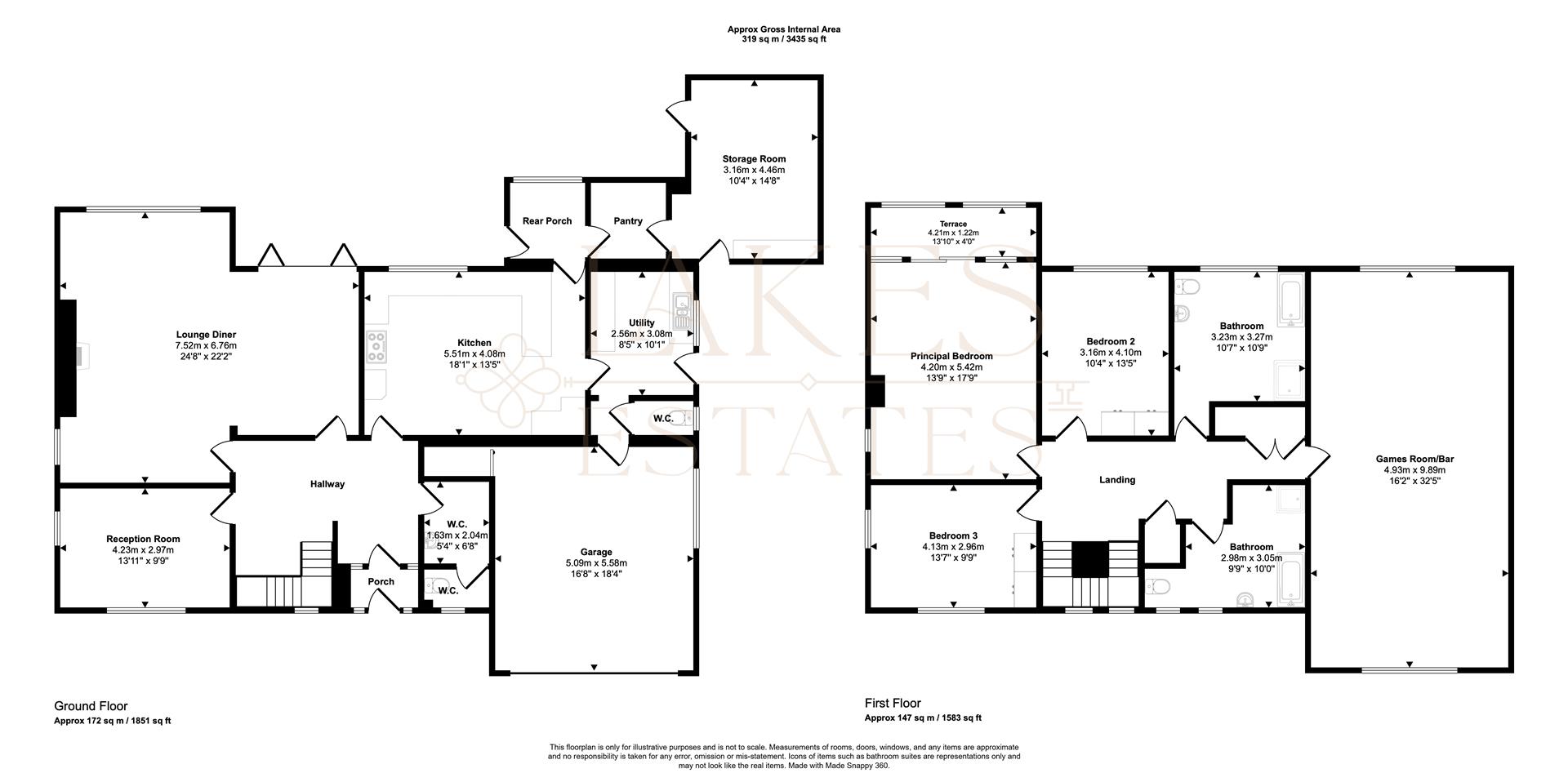 Snowdrop House, Great Strickland, Penrith floorplan