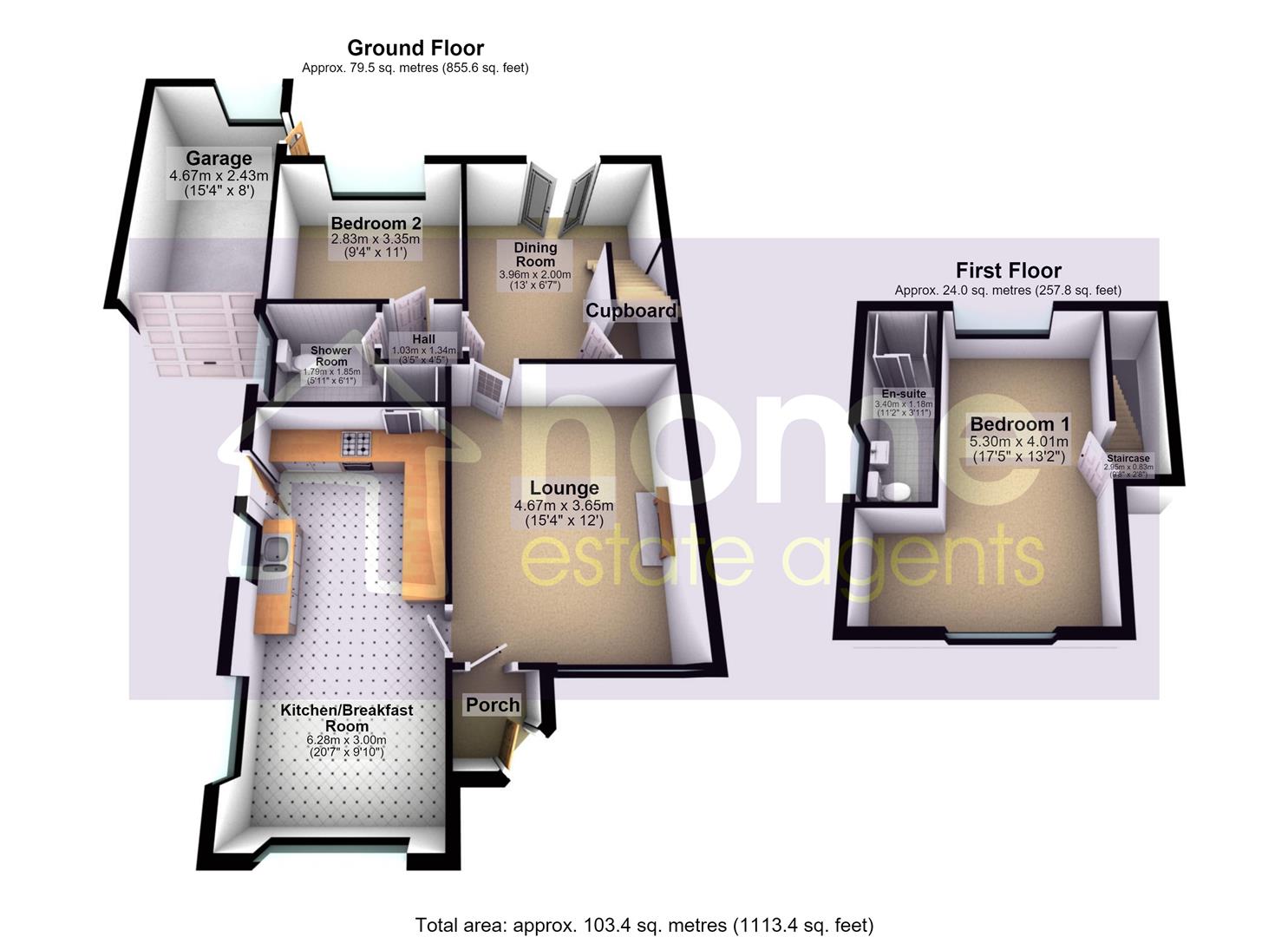 37, Queensway, Mossley floorplan