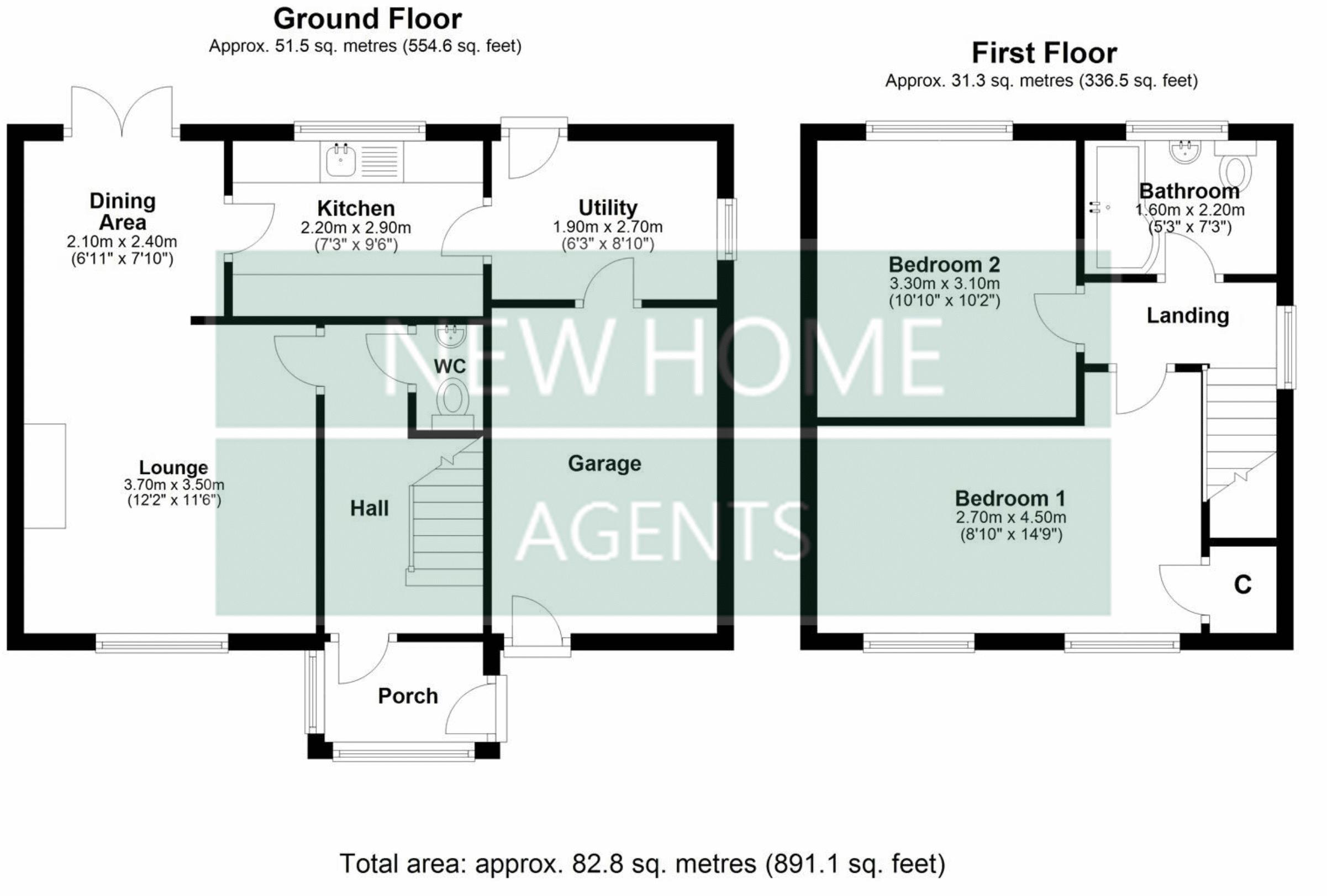 39, Riding Hill, Chester Le Street floorplan