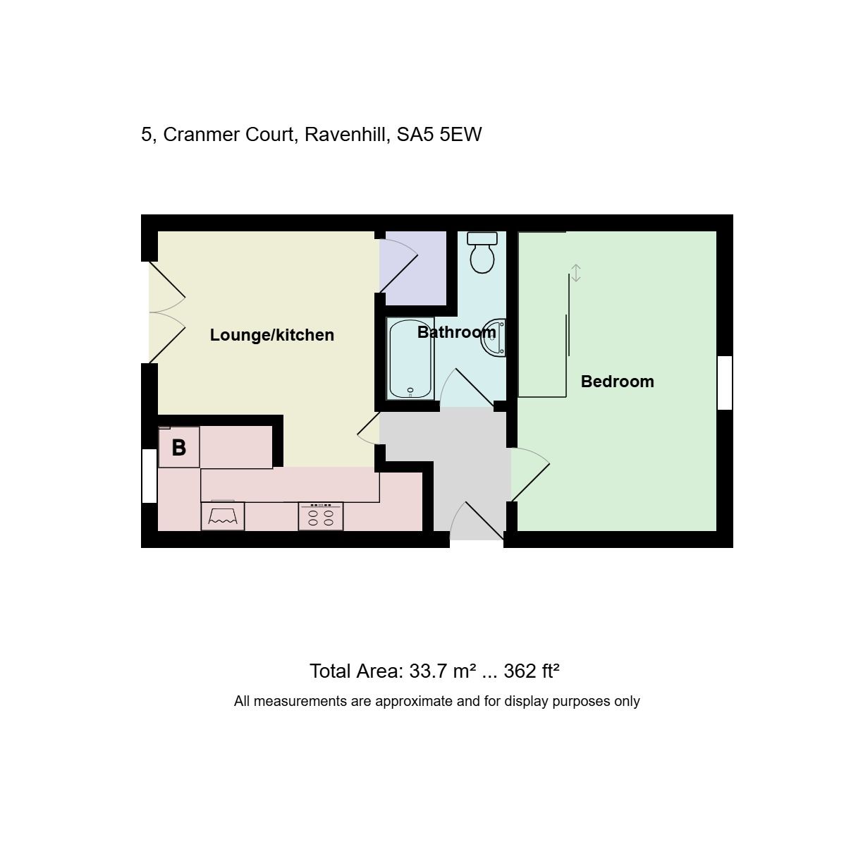 5 Cranmer Court, Swansea floorplan