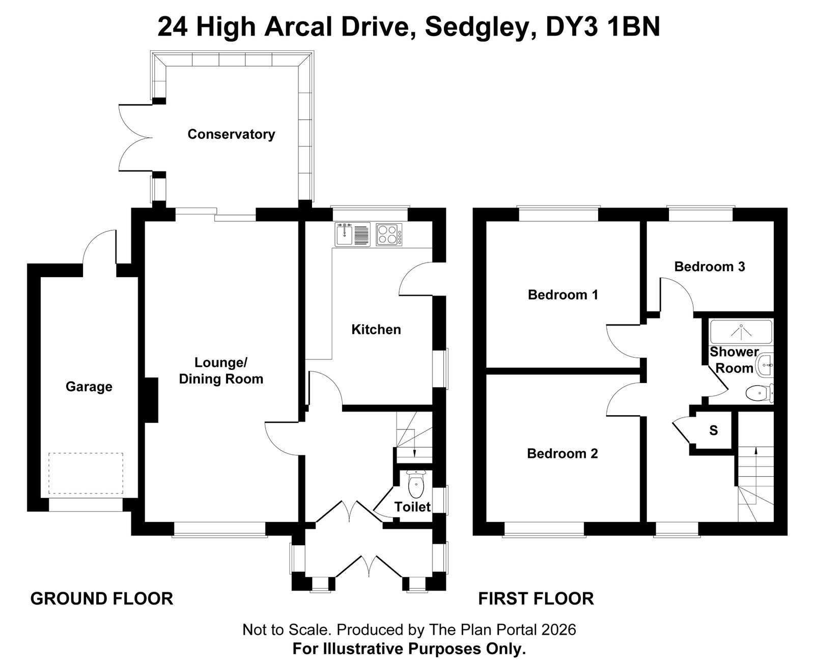 24, High Arcal Drive, Dudley floorplan