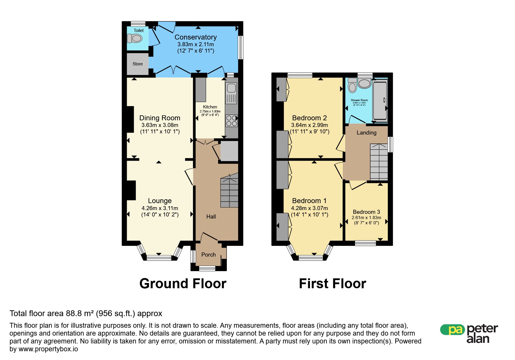 27, Downton Rise, Cardiff floorplan