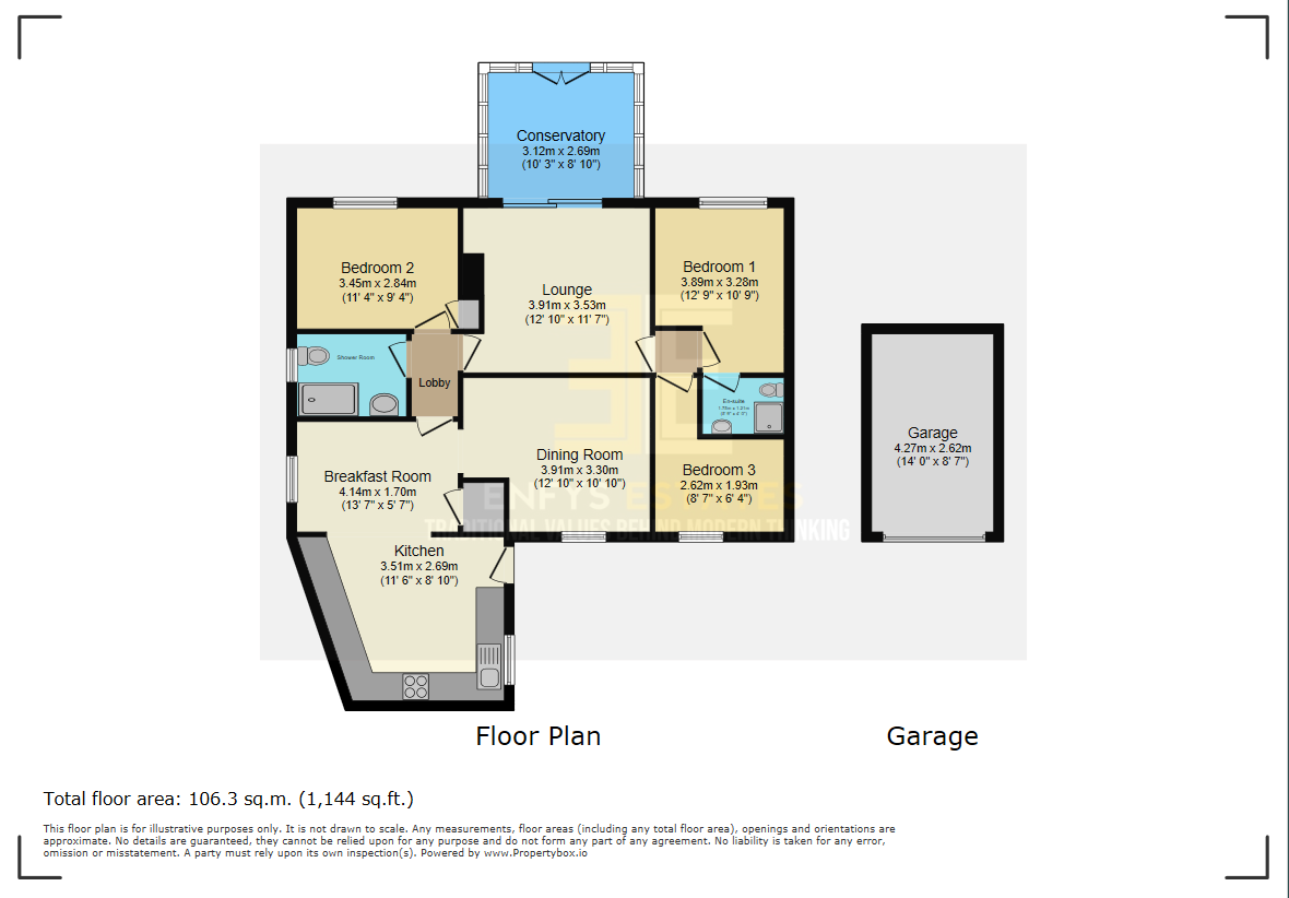 2,Arfryn, Whinacres, Conwy floorplan