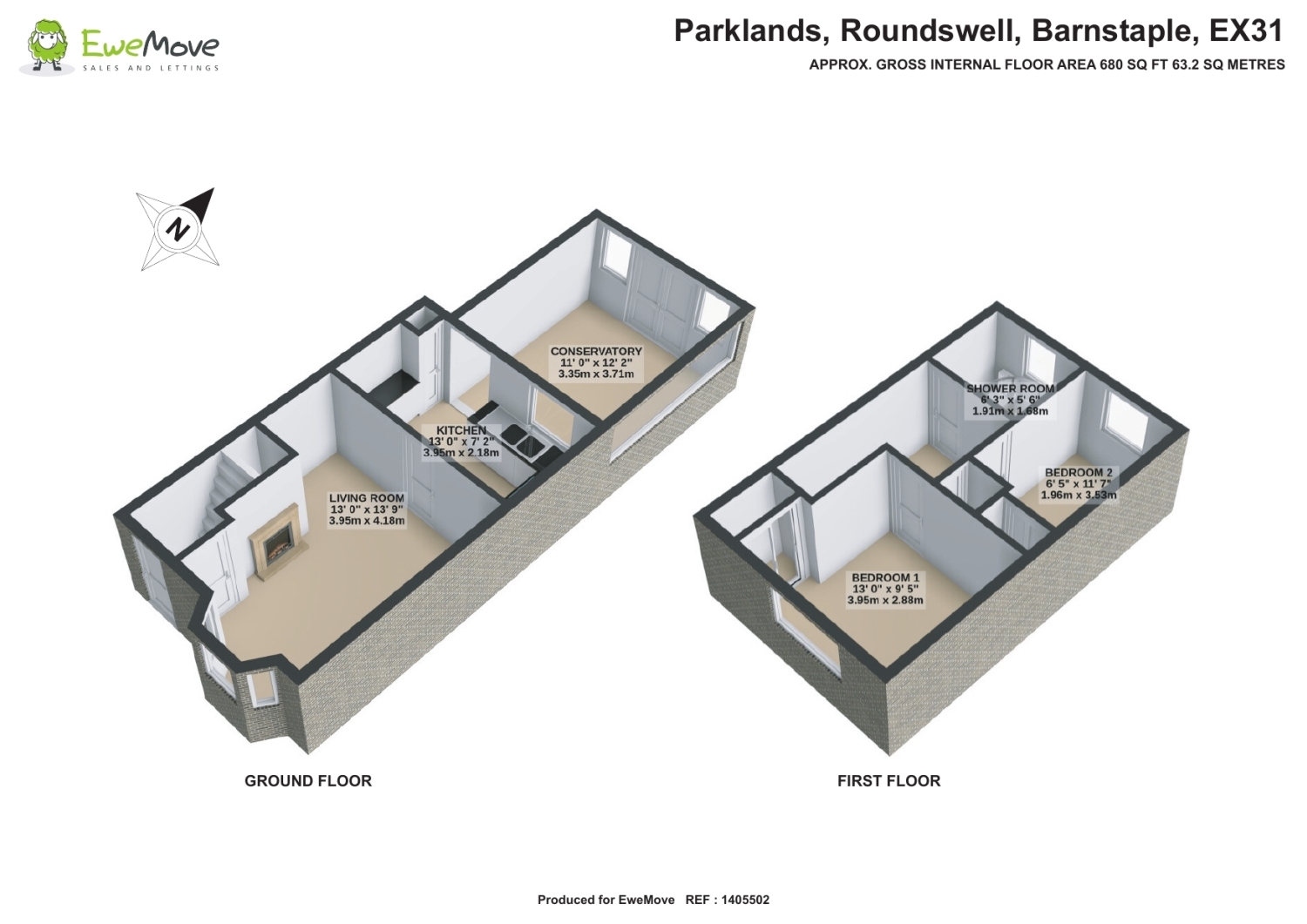 2, Parklands, Barnstaple floorplan