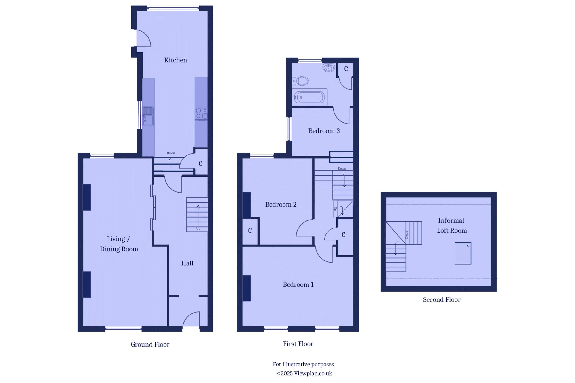 6, Charlotte Street, Cogan floorplan