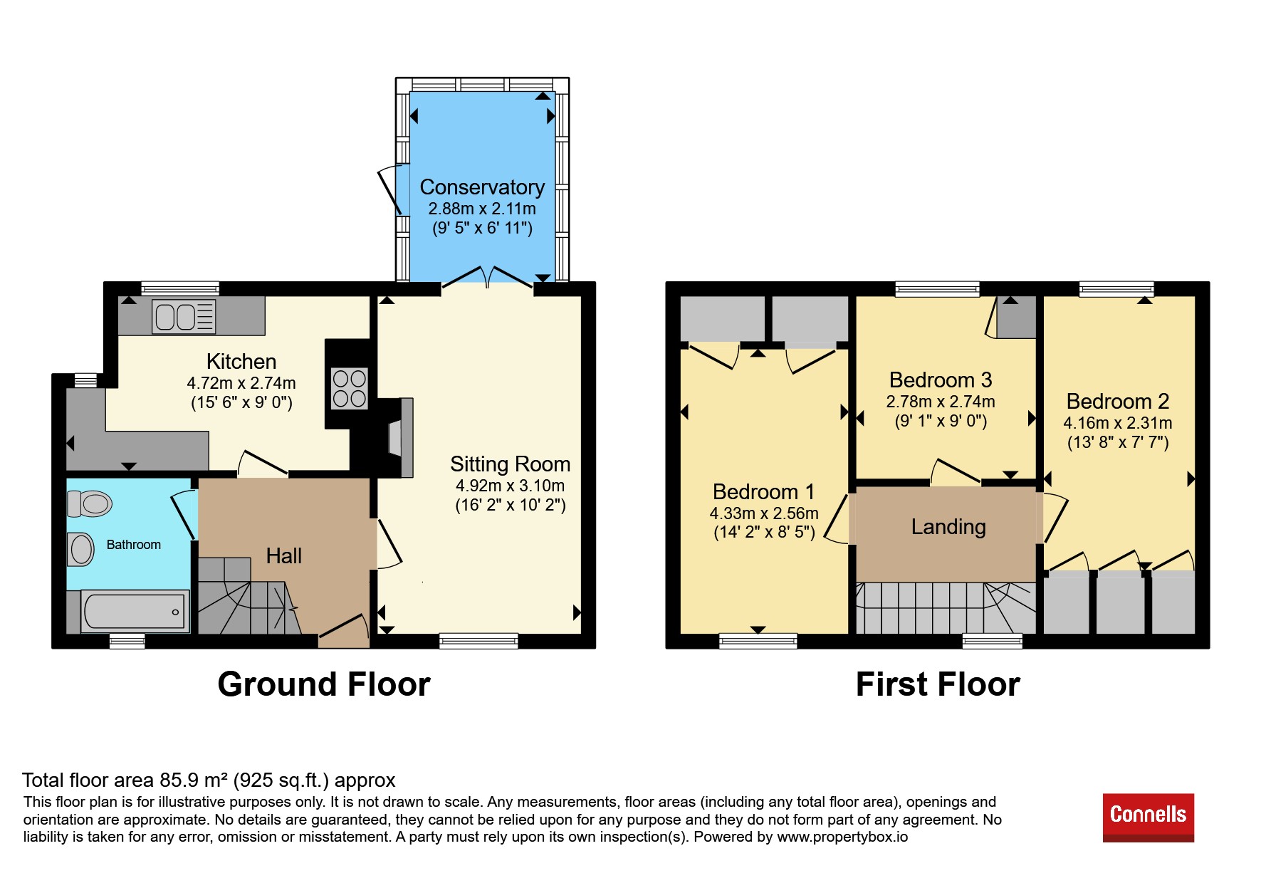 2, Arnolds Close, Buckingham floorplan