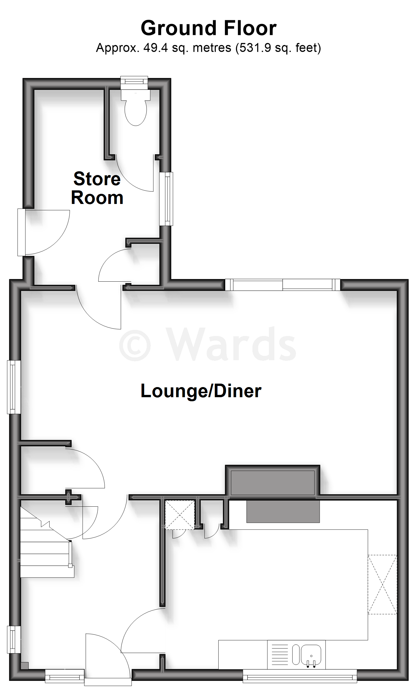 7, Marshalls Land, Tenterden floorplan