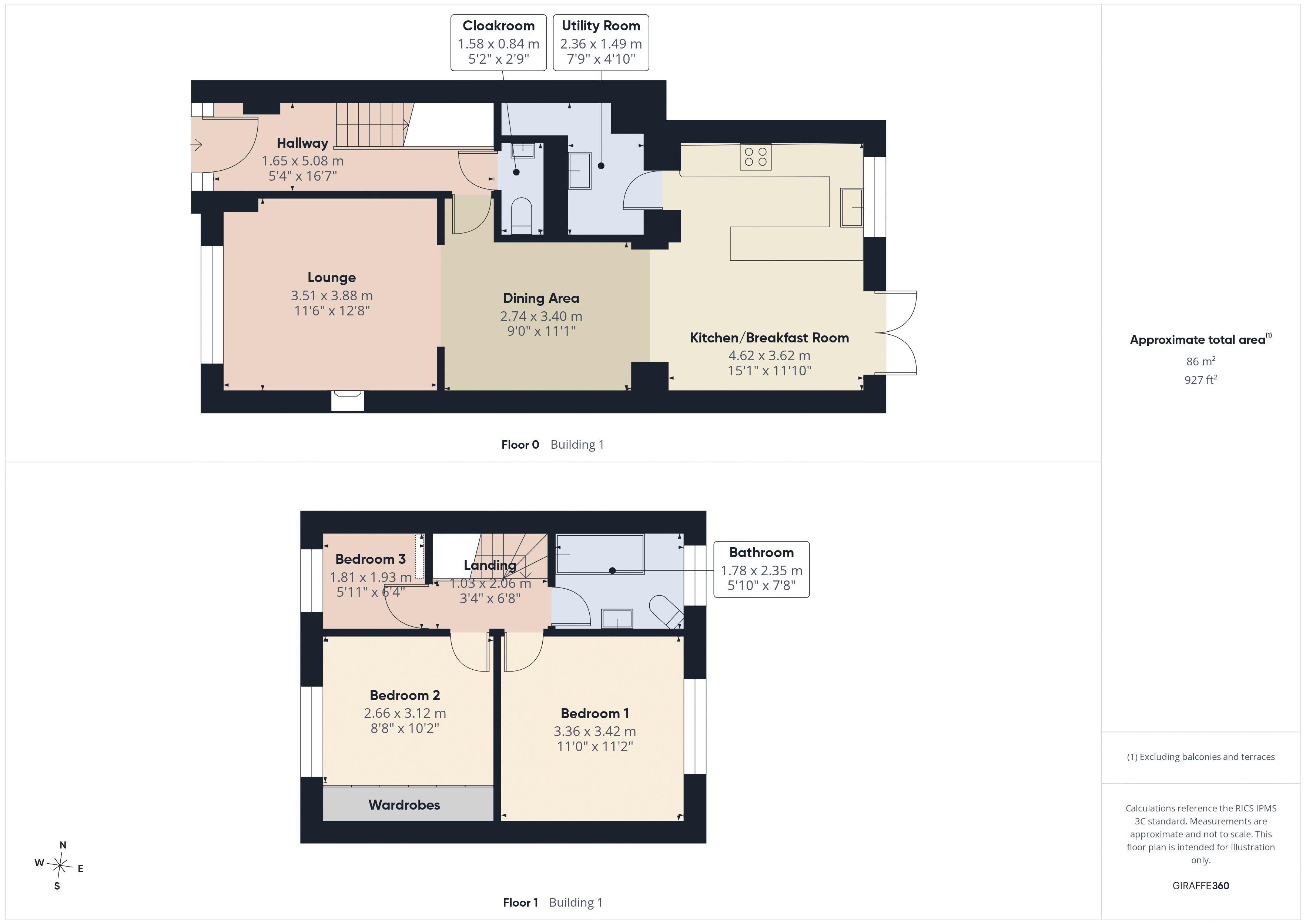 56, Eldon Road, Caterham floorplan