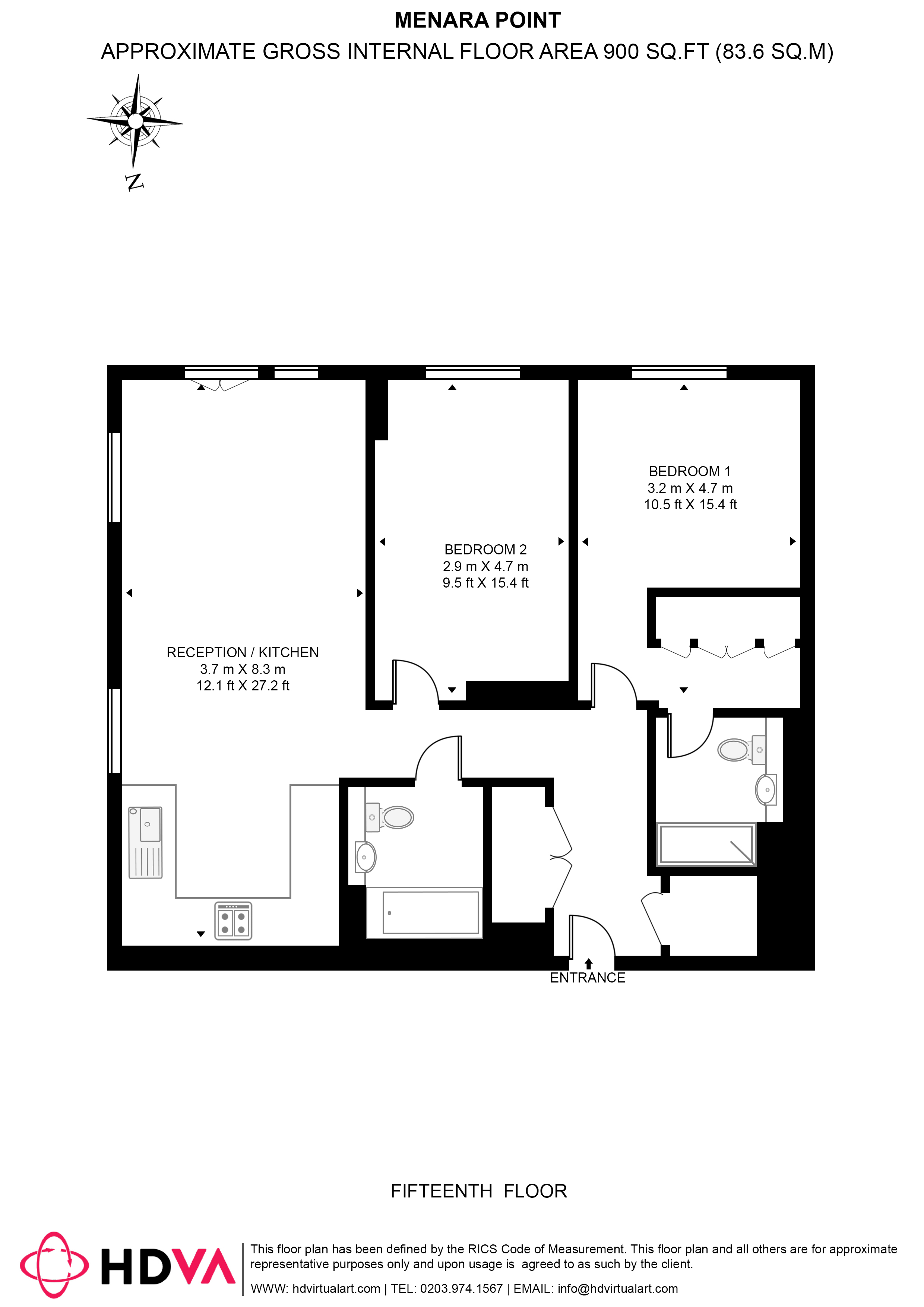 1503, Menara Point, 1, Affinity View, London floorplan