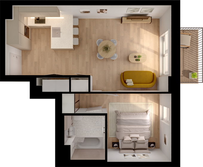 Hayes floorplan