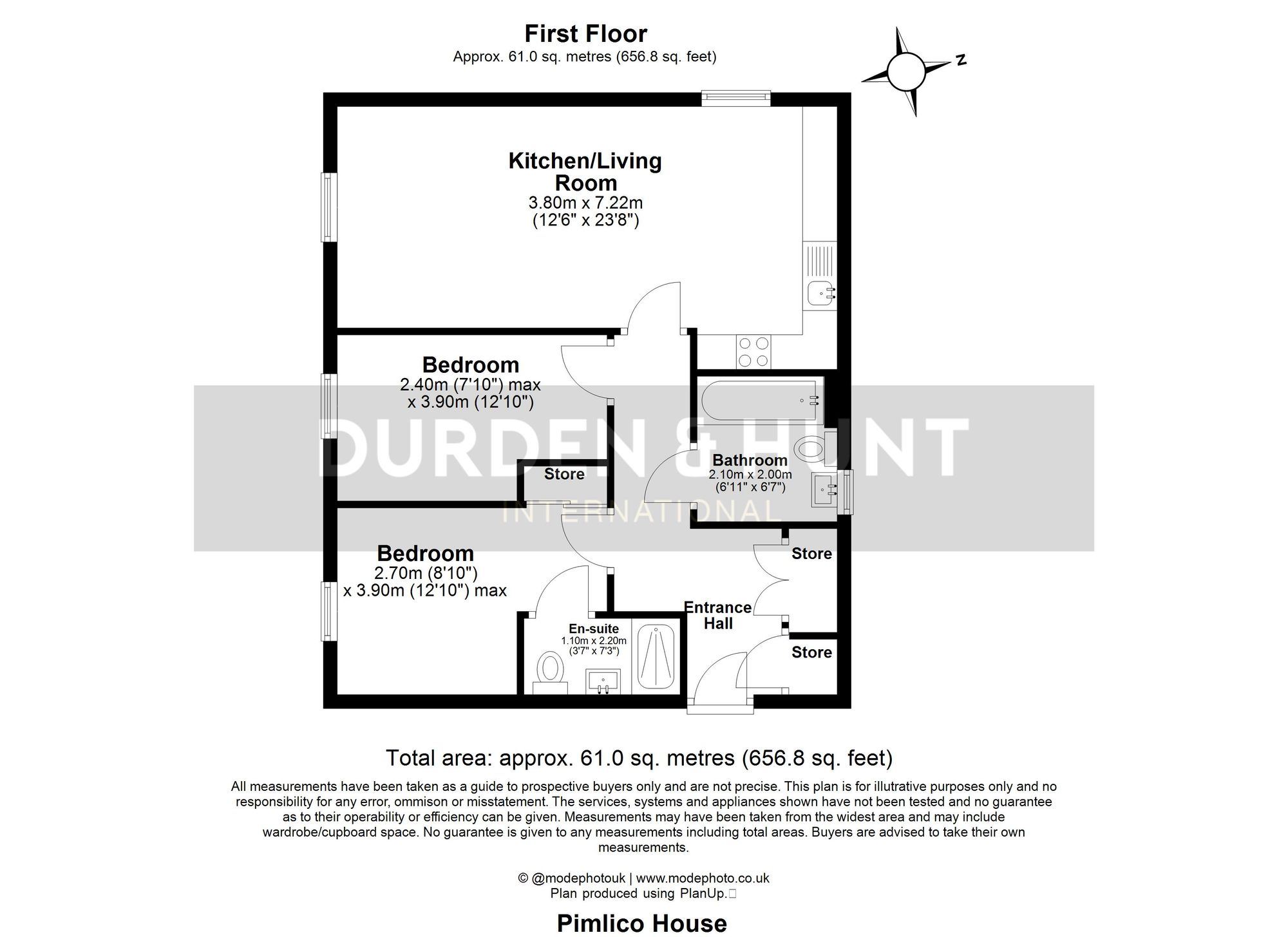 4 Pimlico House Victoria Road, Ongar floorplan