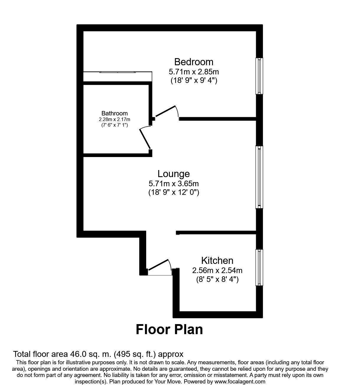 1 Bedrooms Flat to rent in High Street, Ecclesfield, Sheffield S35