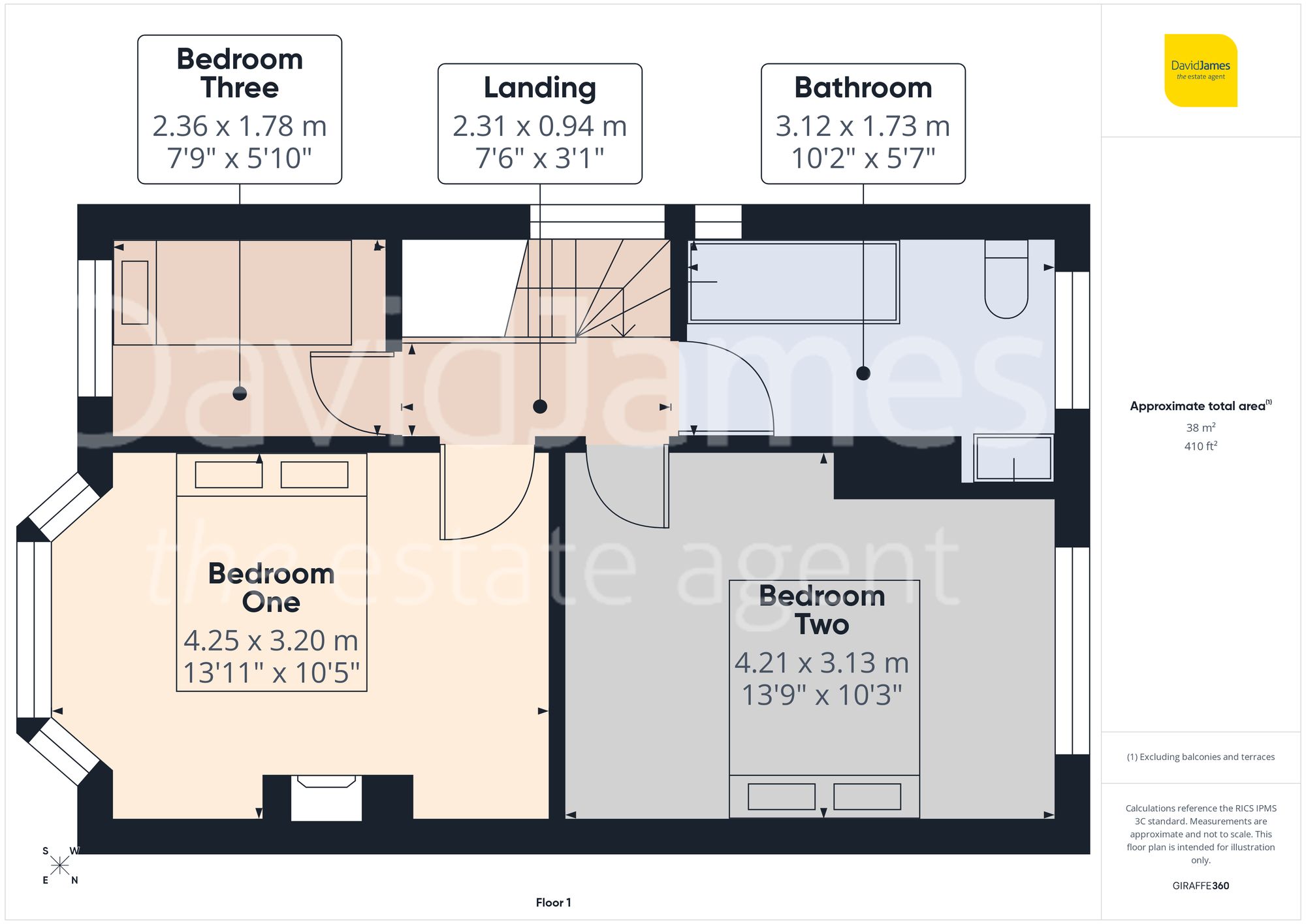 44 Roseleigh Avenue, Nottingham floorplan